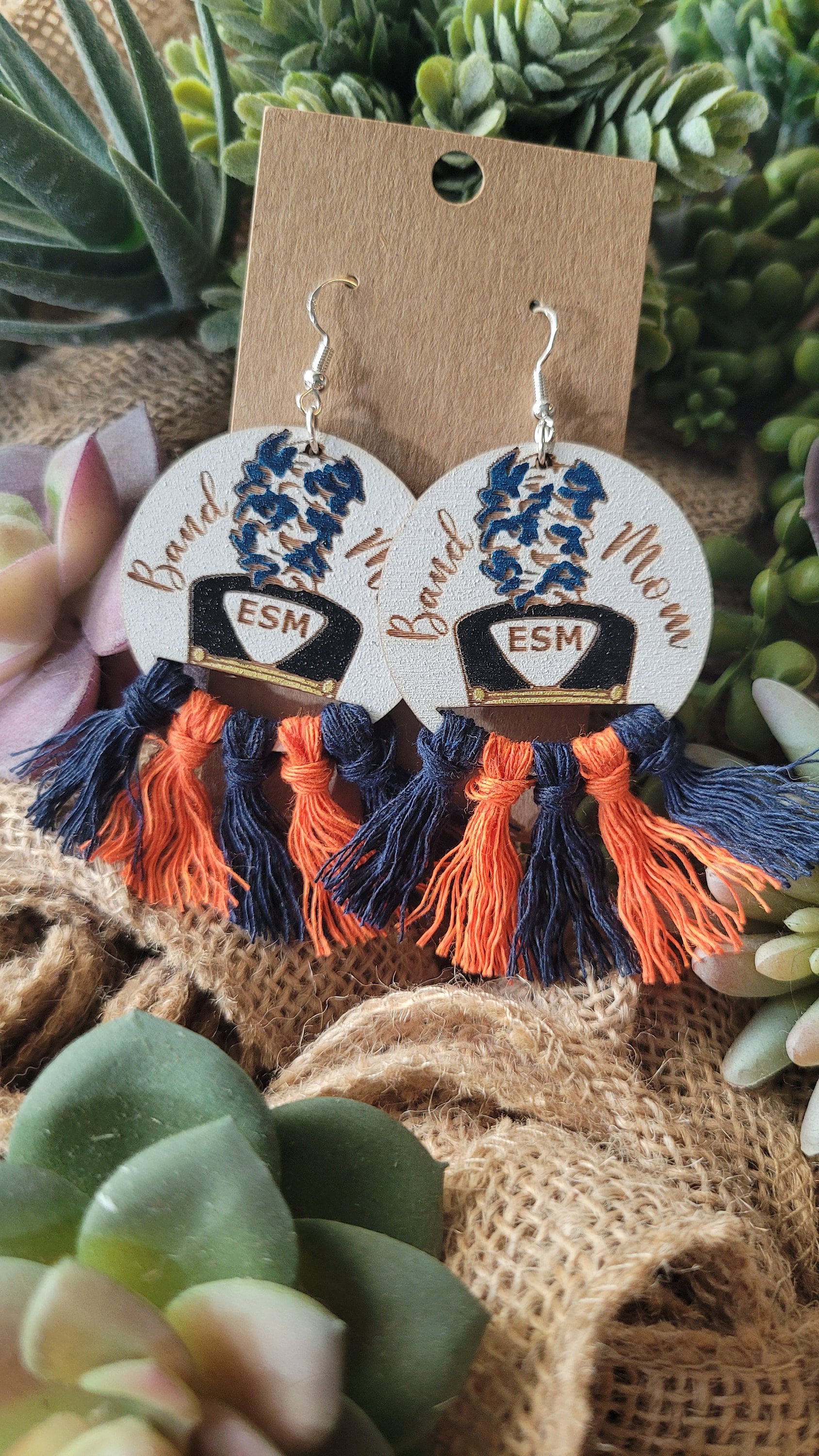 MARCHING BAND EARRINGS + Band Mom- Band Gift + Band Director Gift + Band Life + Shako