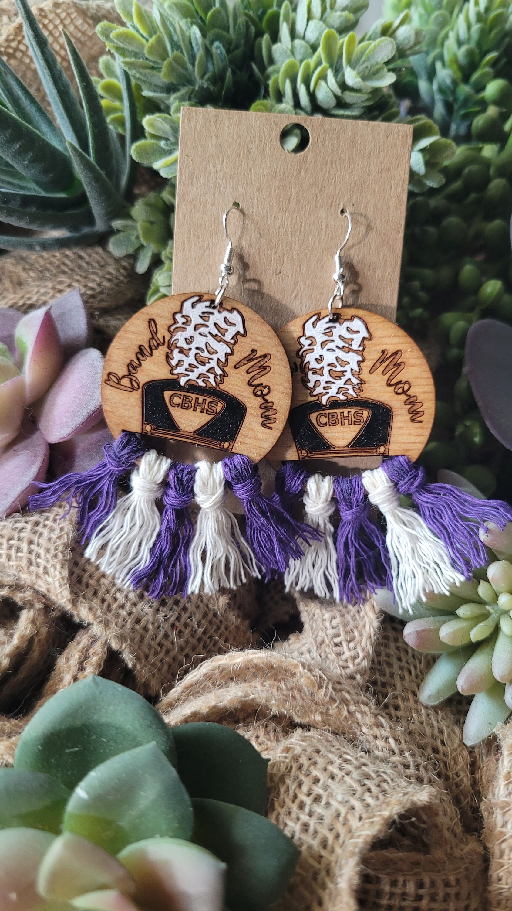 MARCHING BAND EARRINGS + Band Mom- Band Gift + Band Director Gift + Band Life + Shako