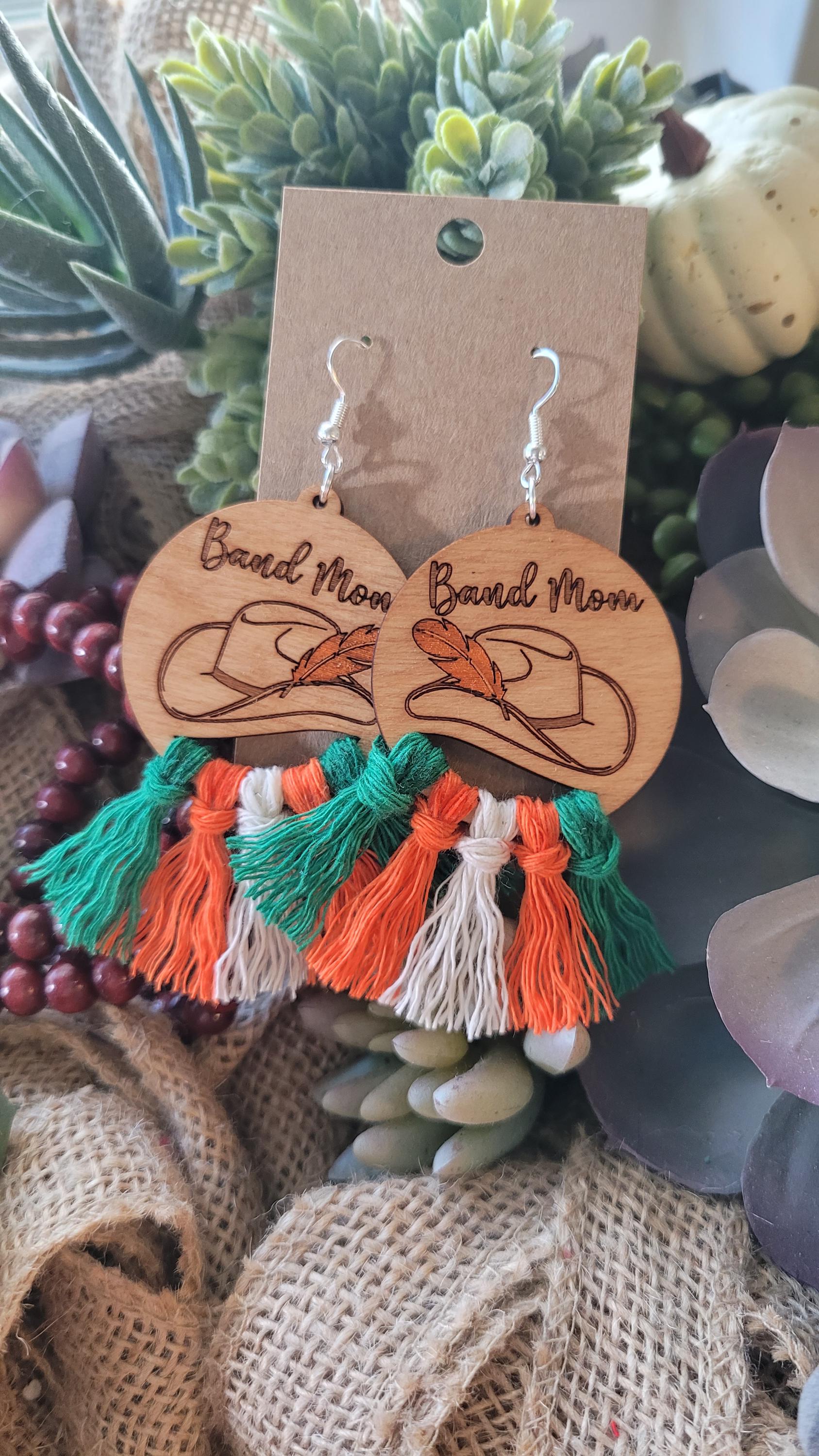 MARCHING BAND EARRINGS + Band Mom- Band Gift + Band Director Gift + Band Life + Shako