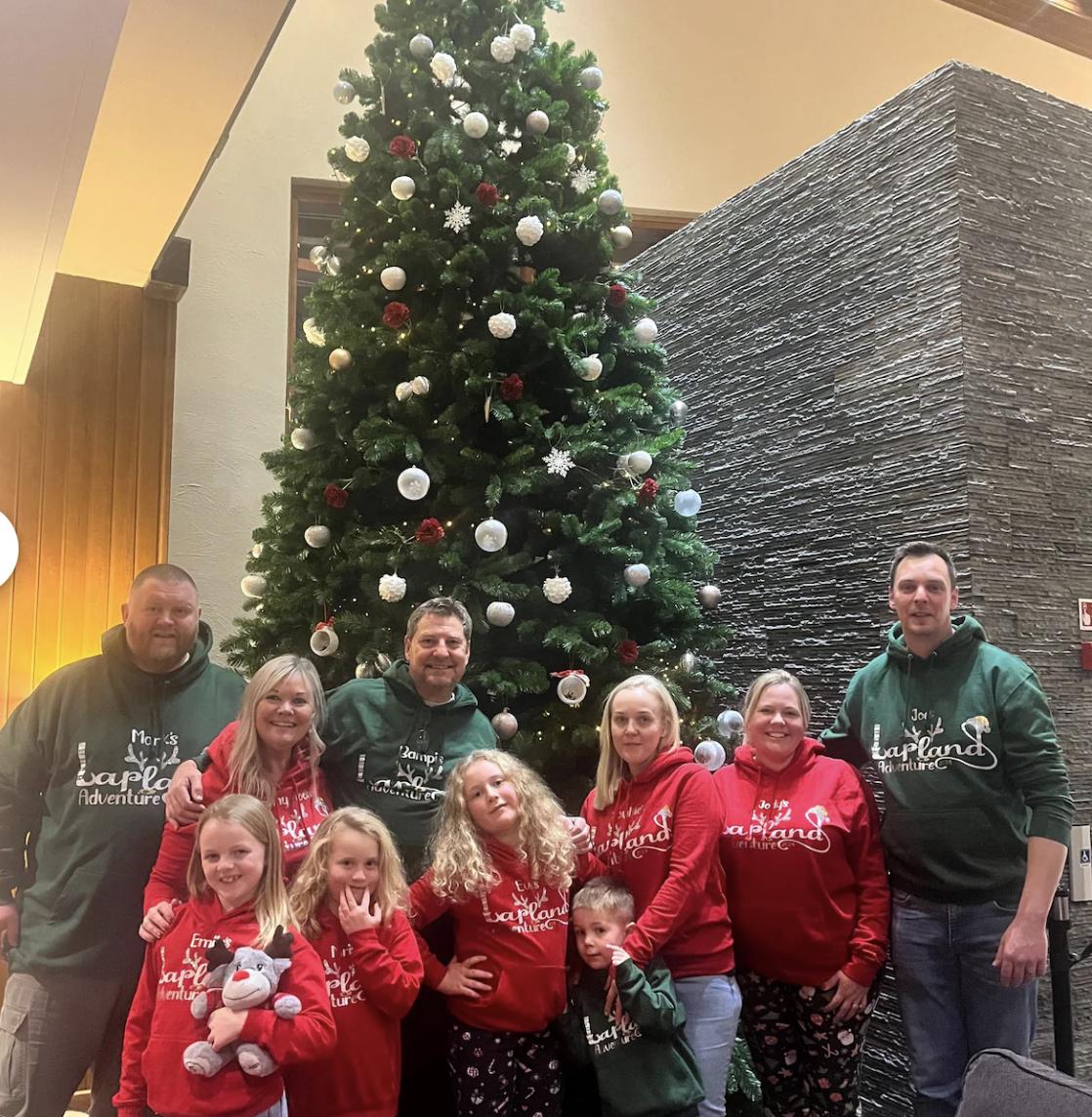 Personalised 2025/26 Lapland Hoodies, Matching Family Hoodies, Lapland, Lapland Reveal, Lapland Jumpers, Family Jumpers,