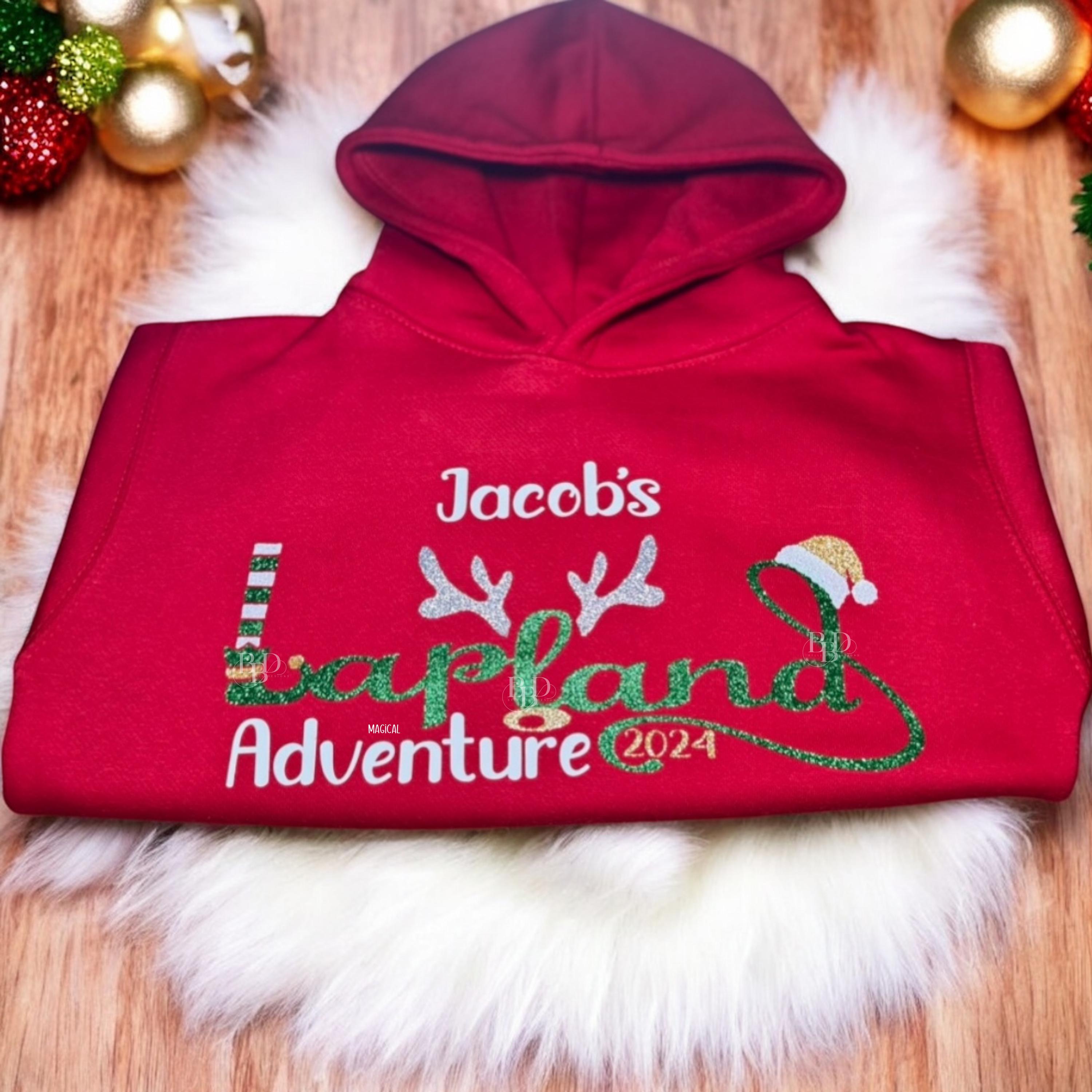 Personalised 2025/26 Lapland Hoodies, Matching Family Hoodies, Lapland, Lapland Reveal, Lapland Jumpers, Family Jumpers,