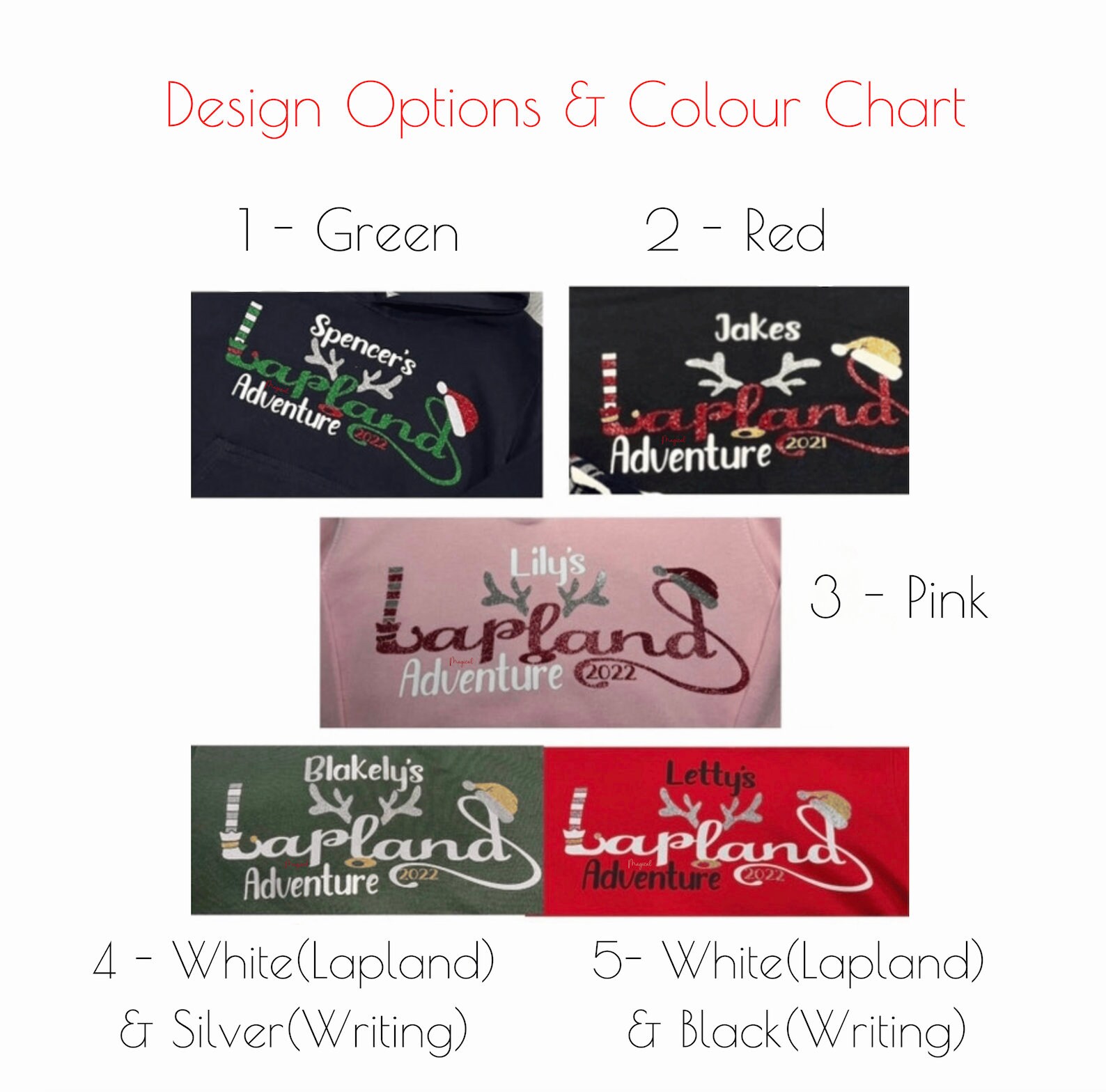 Personalised 2025/26 Lapland Hoodies, Matching Family Hoodies, Lapland, Lapland Reveal, Lapland Jumpers, Family Jumpers,