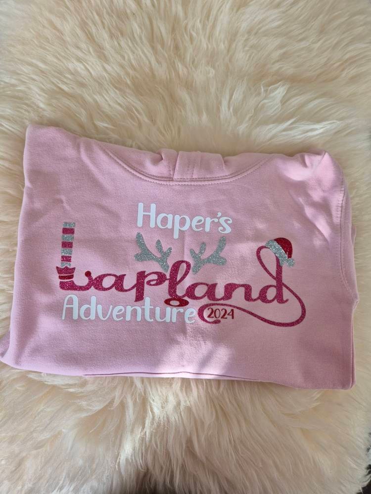 Personalised 2025/26 Lapland Hoodies, Matching Family Hoodies, Lapland, Lapland Reveal, Lapland Jumpers, Family Jumpers,