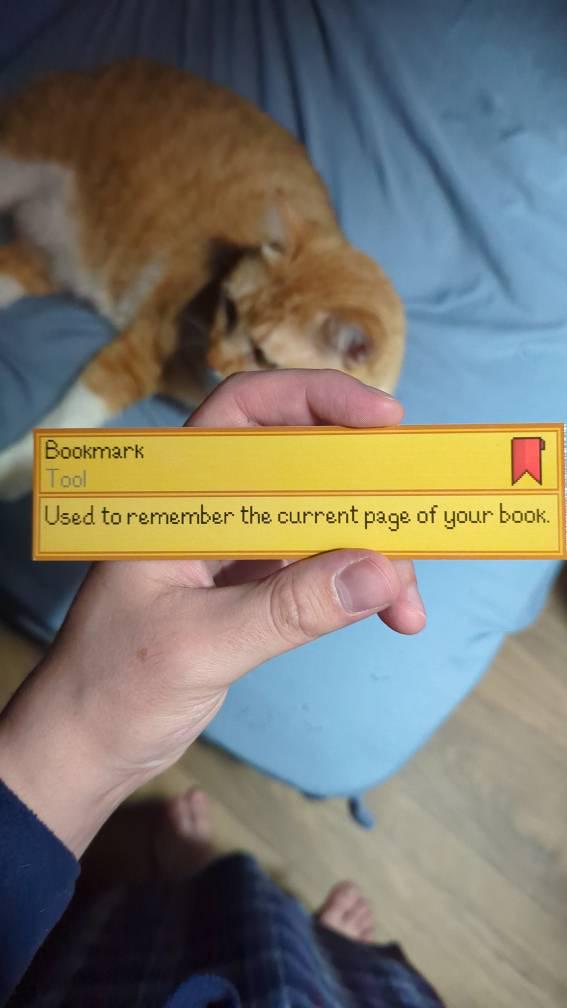 Stardew Valley Bookmark, Stardew Valley Art, Gamer Art, Cozy Gaming, Gaming Bookmarks, ACNH, PC Games, GamerGirl, Junimo Art, Nerdy Bookmark