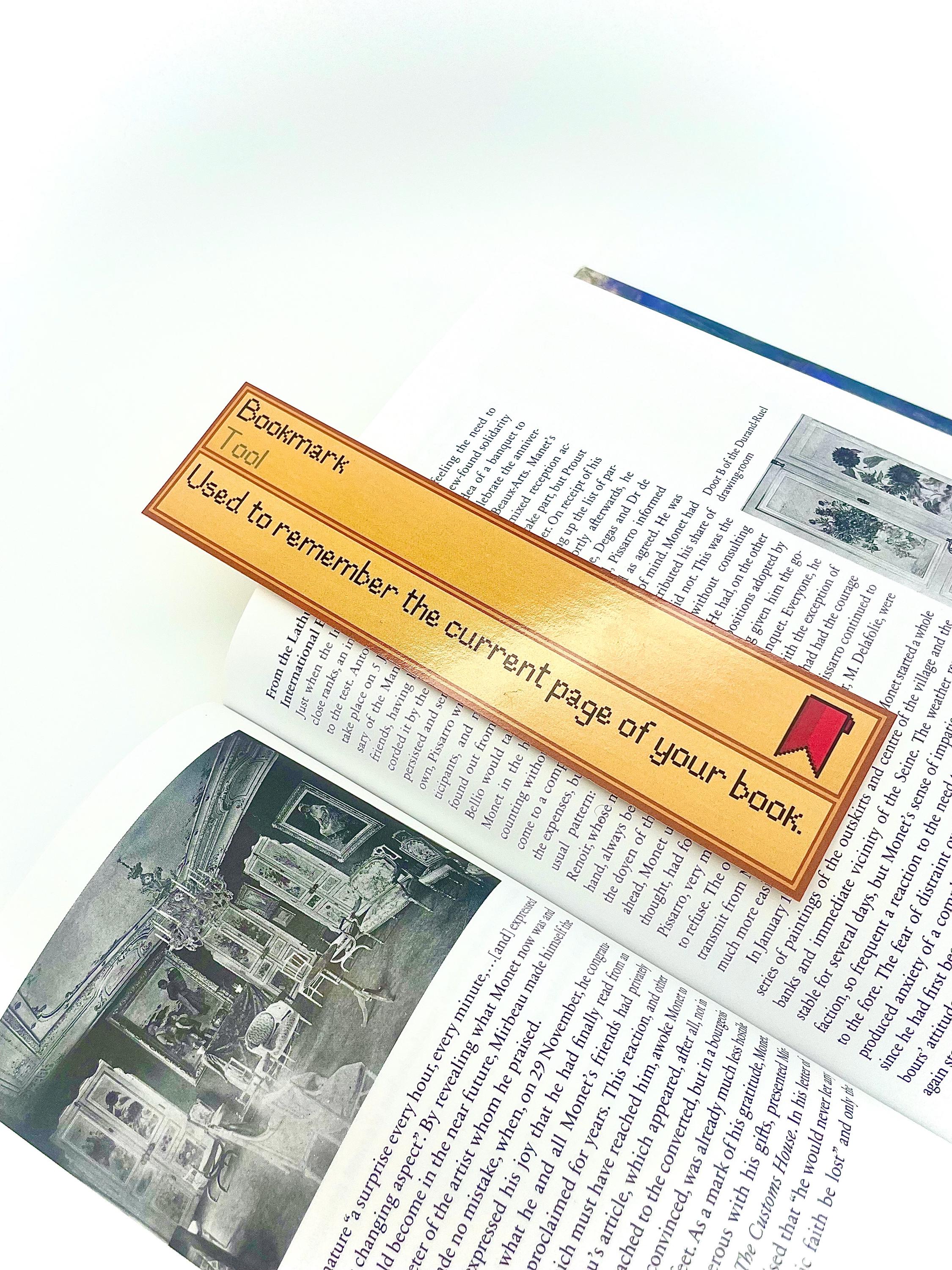 Stardew Valley Bookmark, Stardew Valley Art, Gamer Art, Cozy Gaming, Gaming Bookmarks, ACNH, PC Games, GamerGirl, Junimo Art, Nerdy Bookmark
