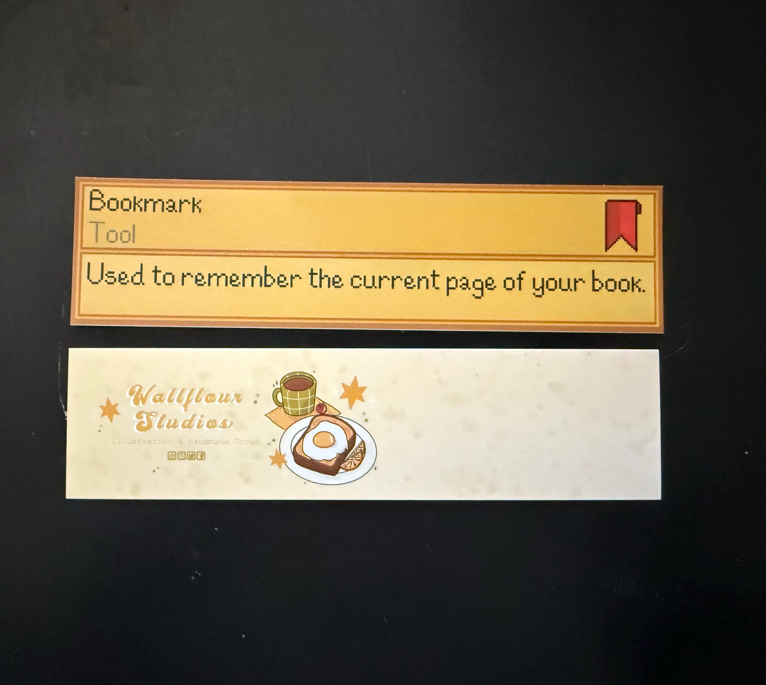 Stardew Valley Bookmark, Stardew Valley Art, Gamer Art, Cozy Gaming, Gaming Bookmarks, ACNH, PC Games, GamerGirl, Junimo Art, Nerdy Bookmark