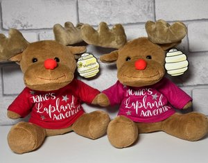 Lapland Gifts, Personalised Lapland Reindeer Teddy, Lapland, Lapland Reveal, Reveal Gifts,  Personalised Lapland Gifts,Lapland 2025/26