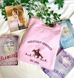 Chestnut Springs Series Sweatshirt / Licensed Elsie Silver Merch / Book Merch / Book Embroidered Sweatshirt / Cowboy Romance Merch