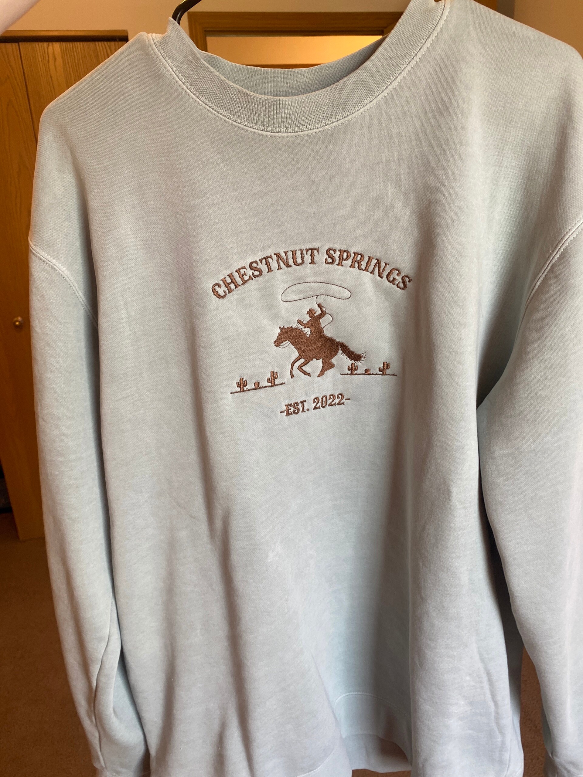 Chestnut Springs Series Sweatshirt / Licensed Elsie Silver Merch / Book Merch / Book Embroidered Sweatshirt / Cowboy Romance Merch