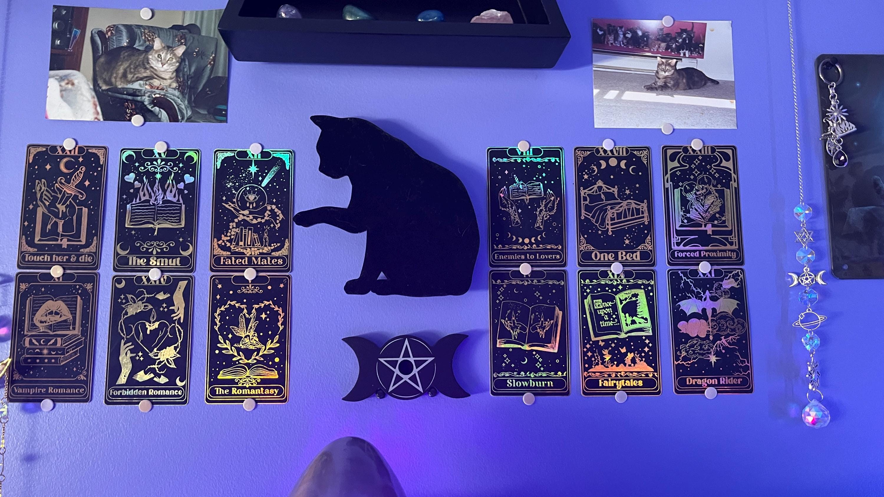 Book tropes tarot cards, TBR cards,bookish merch, book trope, book inspired tarot cards, Booklovers gift,Book Club Essentials, bookclub gift