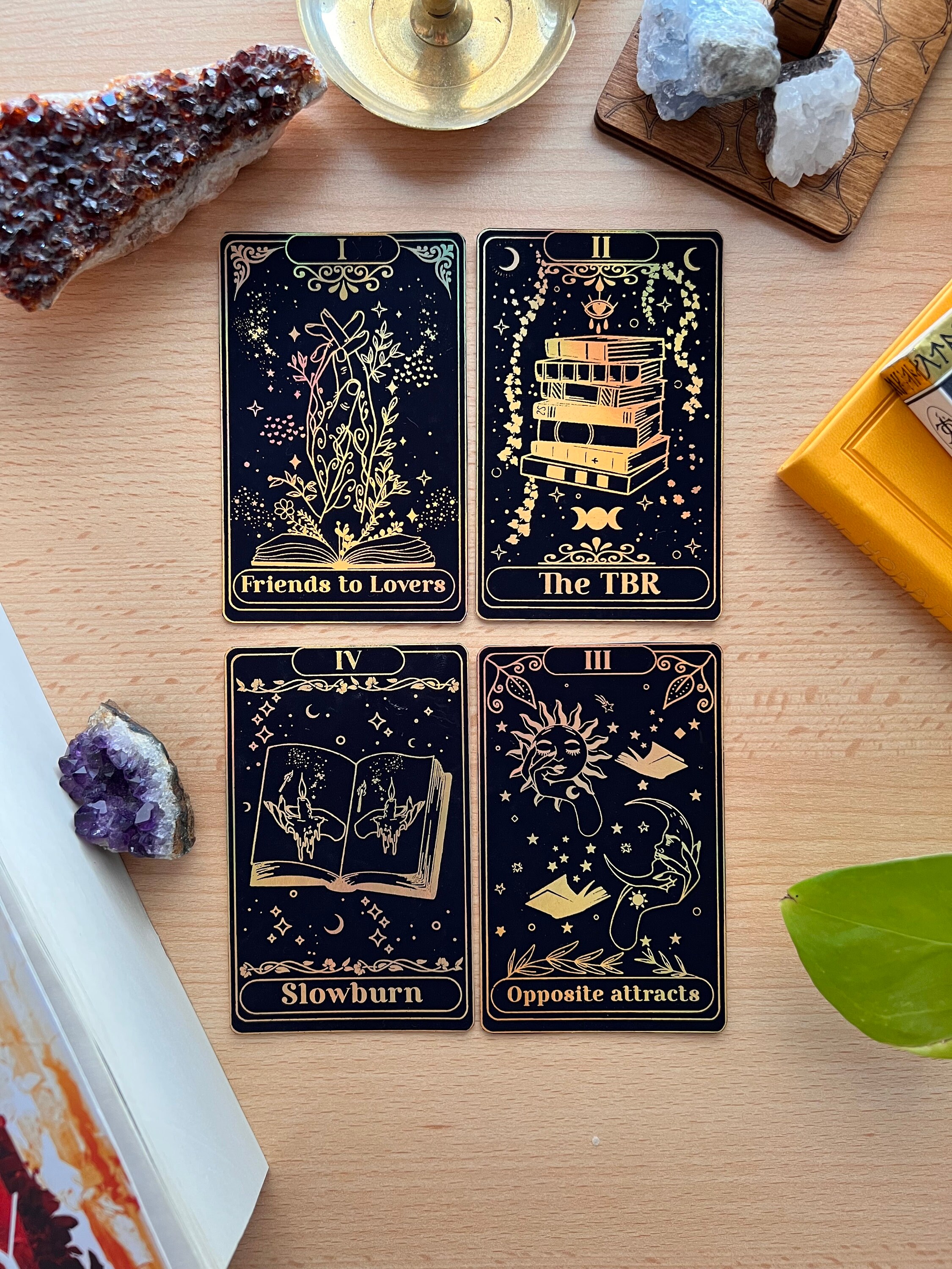 Book tropes tarot cards, TBR cards,bookish merch, book trope, book inspired tarot cards, Booklovers gift,Book Club Essentials, bookclub gift