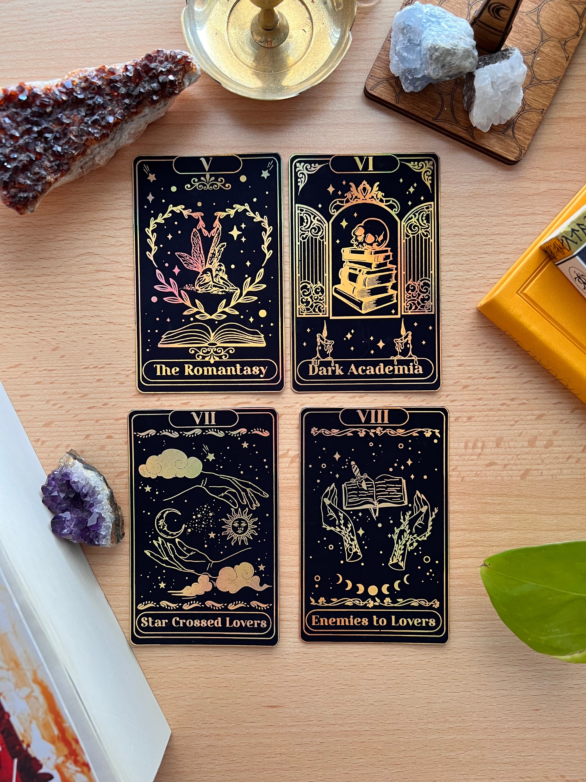 Book tropes tarot cards, TBR cards,bookish merch, book trope, book inspired tarot cards, Booklovers gift,Book Club Essentials, bookclub gift