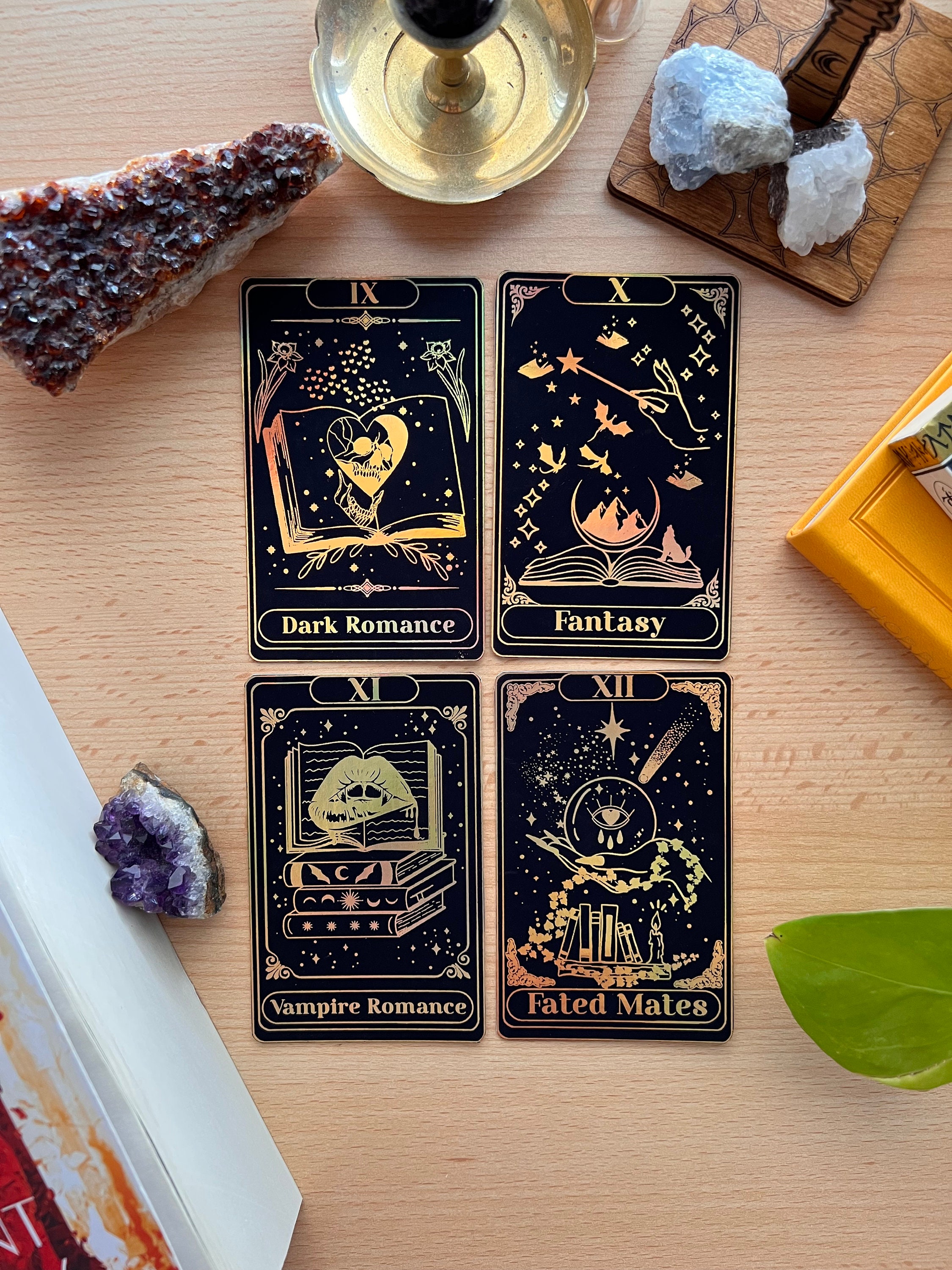 Book tropes tarot cards, TBR cards,bookish merch, book trope, book inspired tarot cards, Booklovers gift,Book Club Essentials, bookclub gift