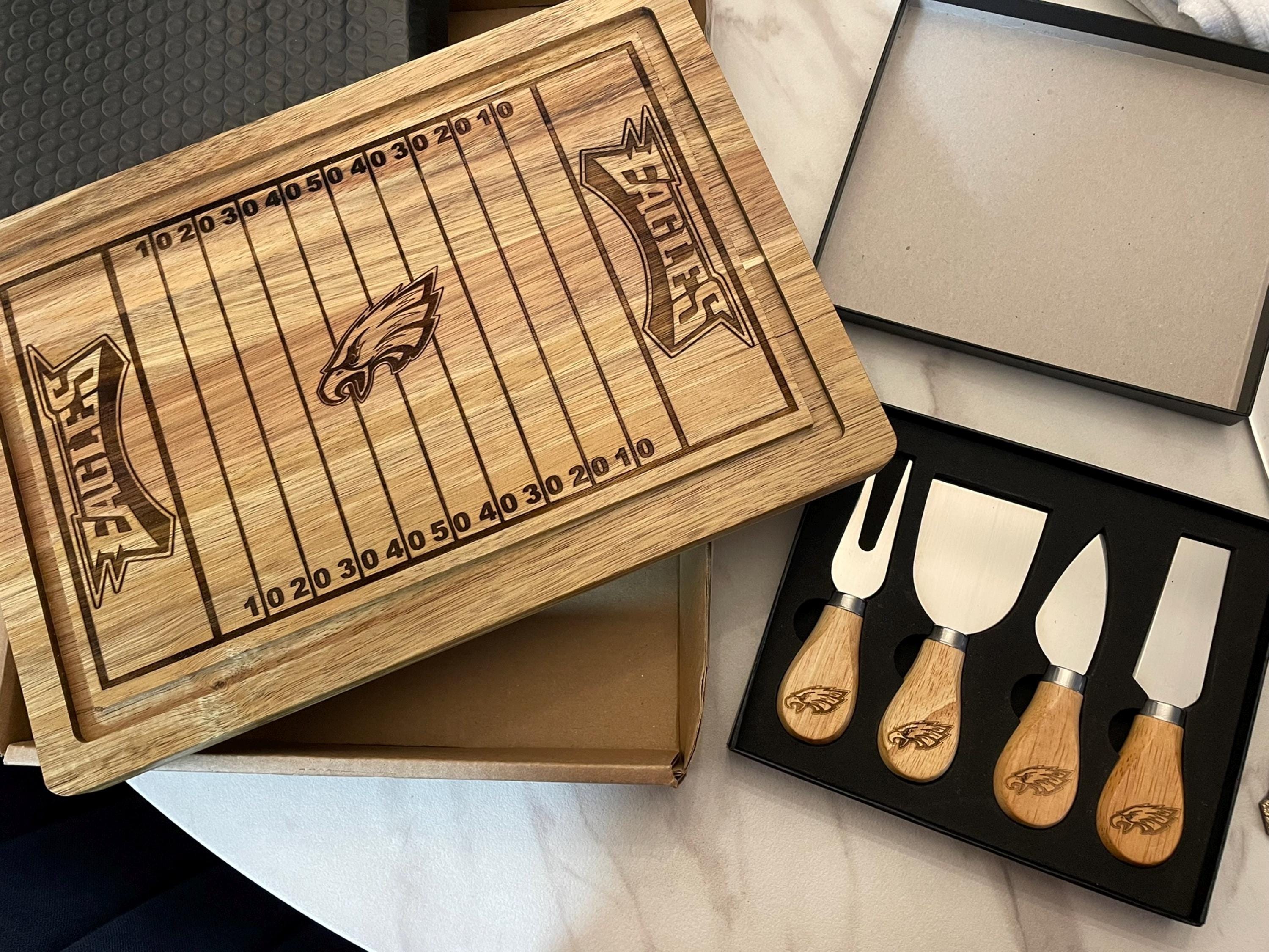 Custom Football Field Cutting Board Personalized Charcuterie Board Ideal Kitchen Gift