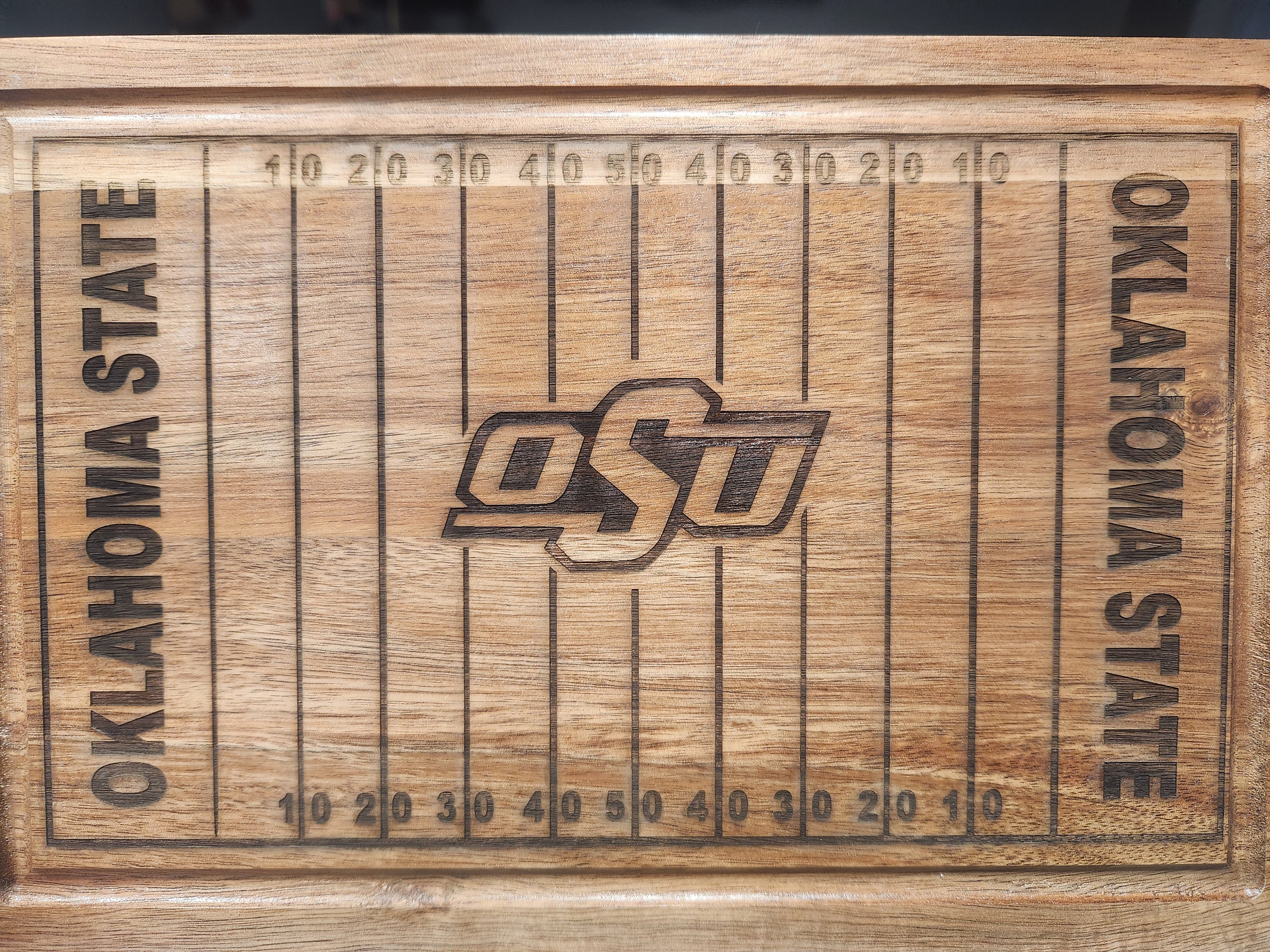 Custom Football Field Cutting Board Personalized Charcuterie Board Ideal Kitchen Gift