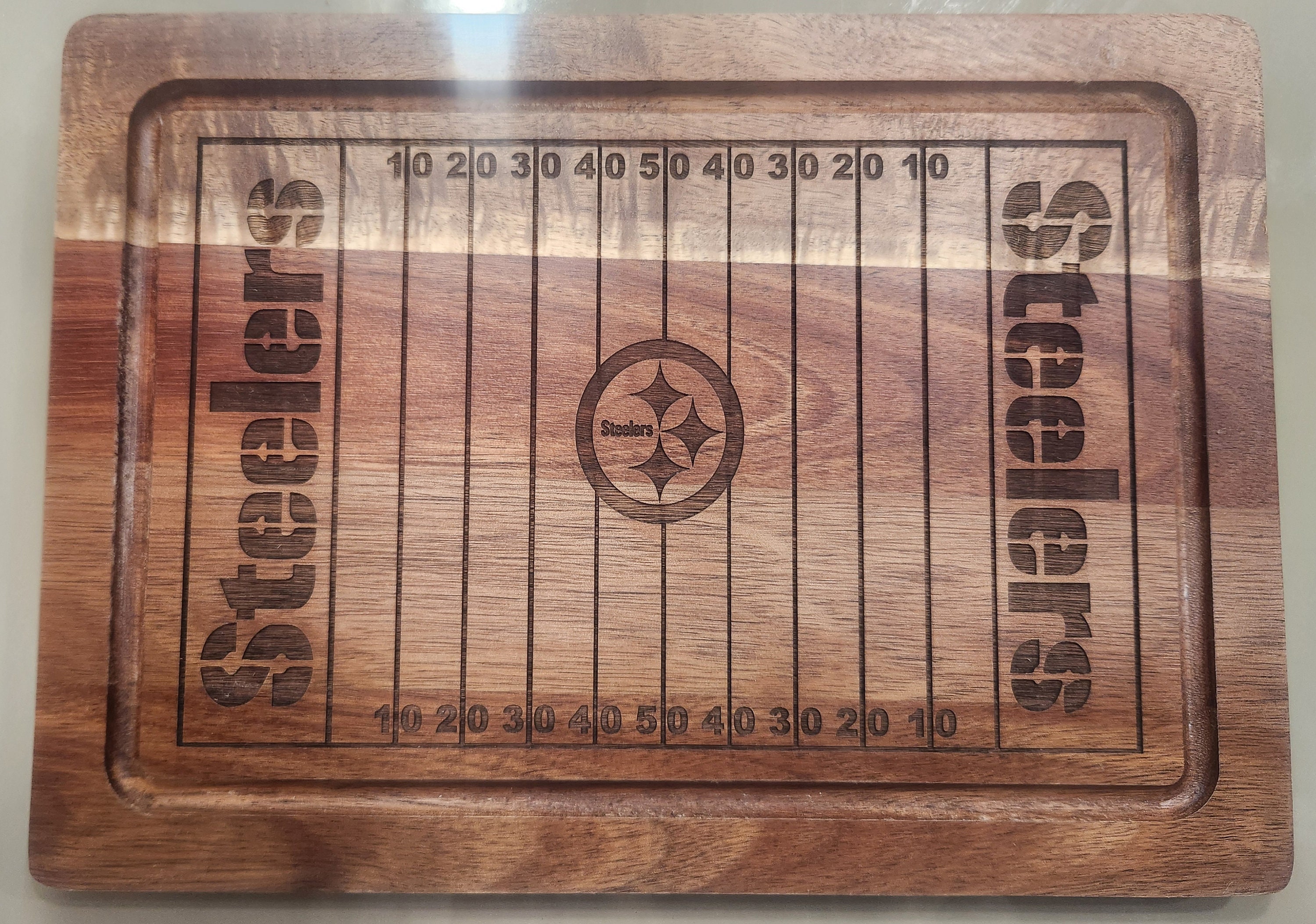 Custom Football Field Cutting Board Personalized Charcuterie Board Ideal Kitchen Gift