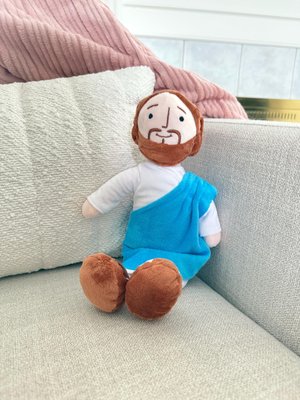 Jesus Plushie - My Friend Jesus Stuffed Doll - Easter gift - Easter basket filler - first communion gift - baptism gift Jesus birthday gift