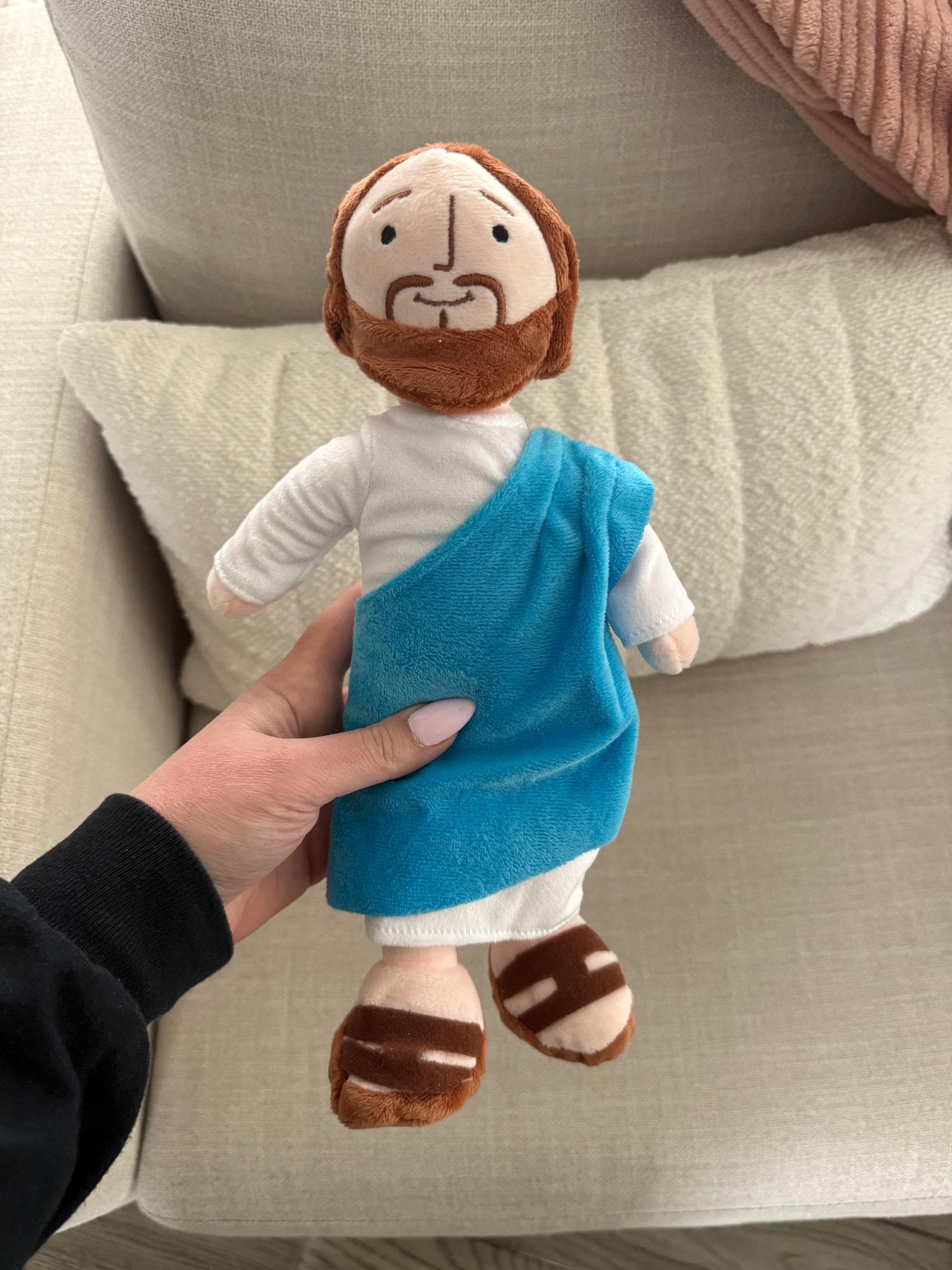 Jesus Plushie - My Friend Jesus Stuffed Doll - Easter gift - Easter basket filler - first communion gift - baptism gift Jesus birthday gift