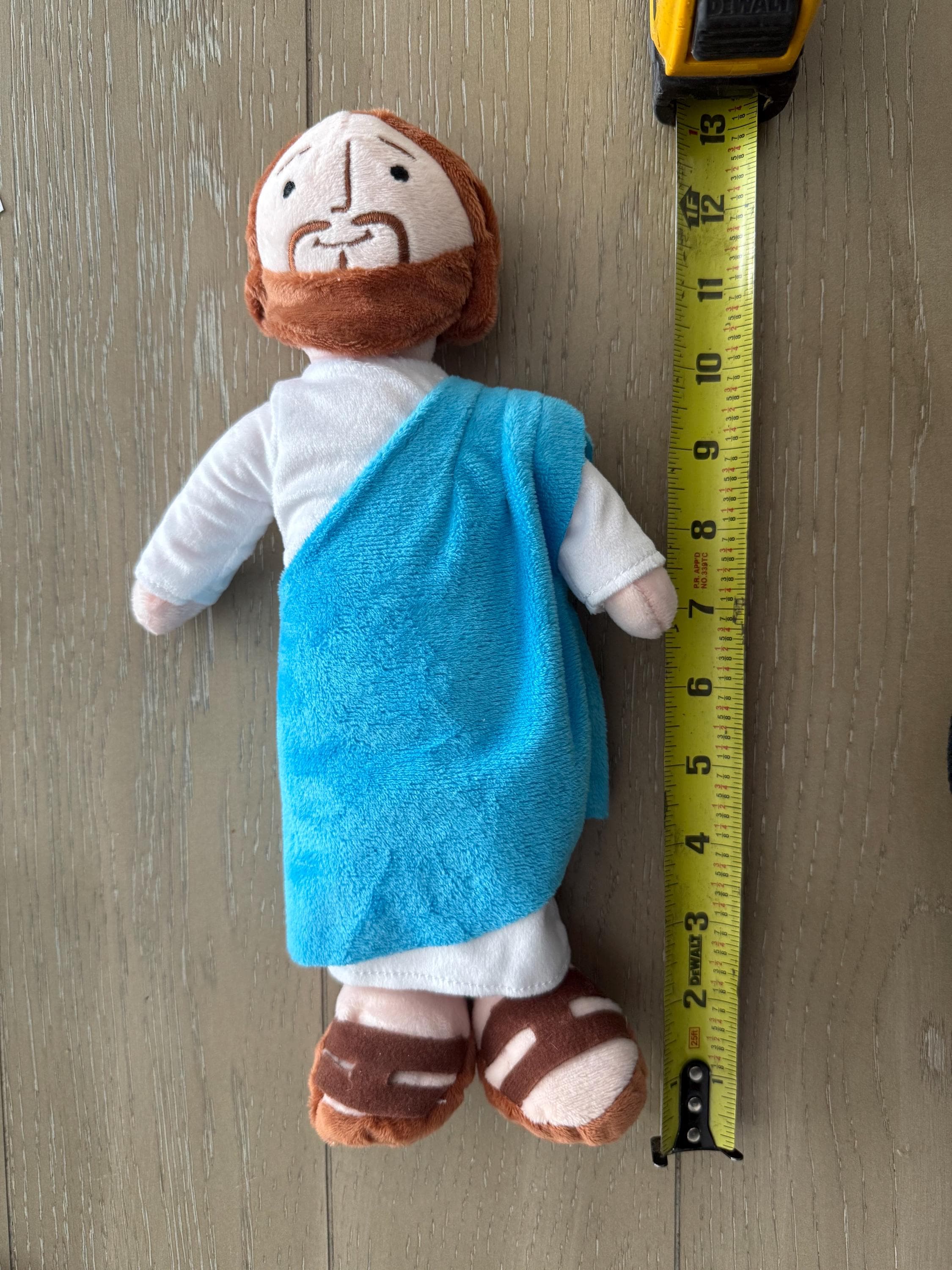 Jesus Plushie - My Friend Jesus Stuffed Doll - Easter gift - Easter basket filler - first communion gift - baptism gift Jesus birthday gift