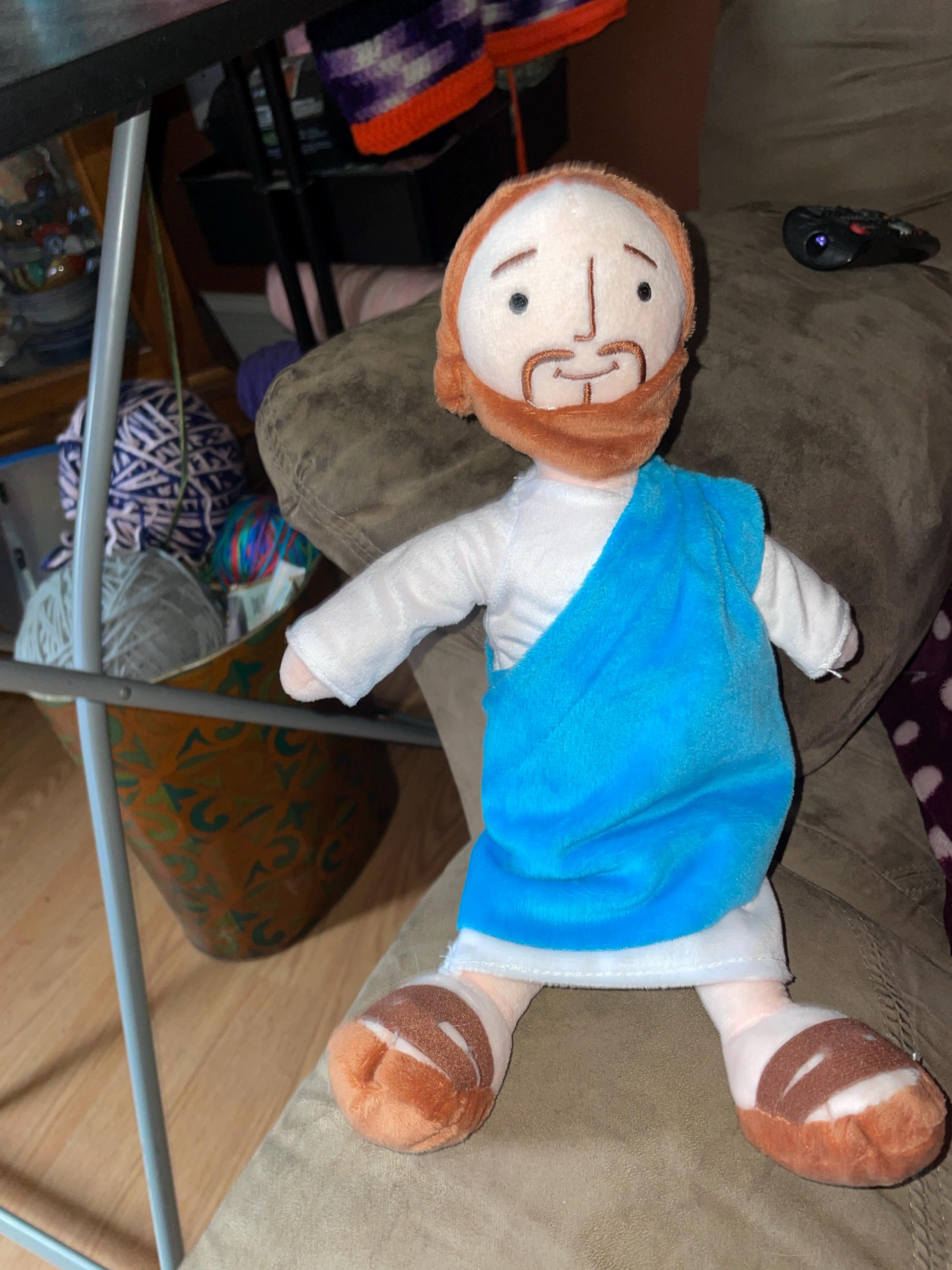 Jesus Plushie - My Friend Jesus Stuffed Doll - Easter gift - Easter basket filler - first communion gift - baptism gift Jesus birthday gift