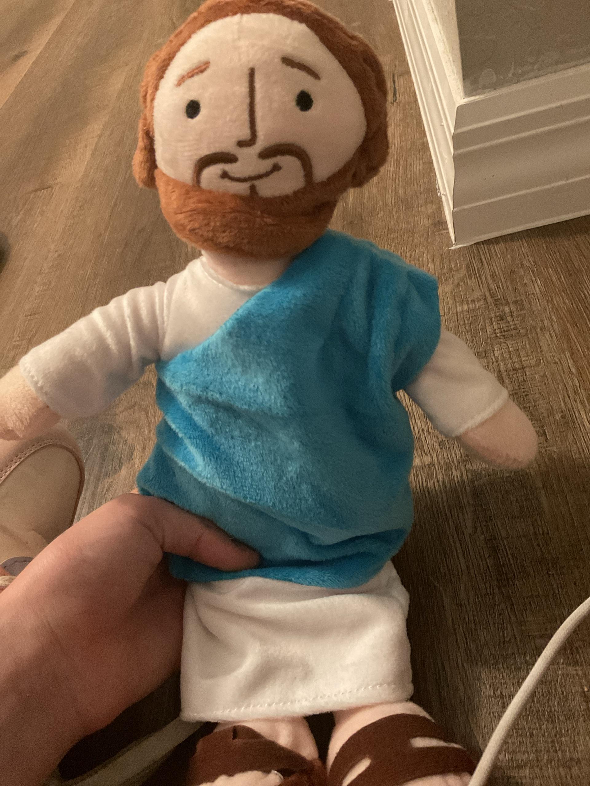 Jesus Plushie - My Friend Jesus Stuffed Doll - Easter gift - Easter basket filler - first communion gift - baptism gift Jesus birthday gift