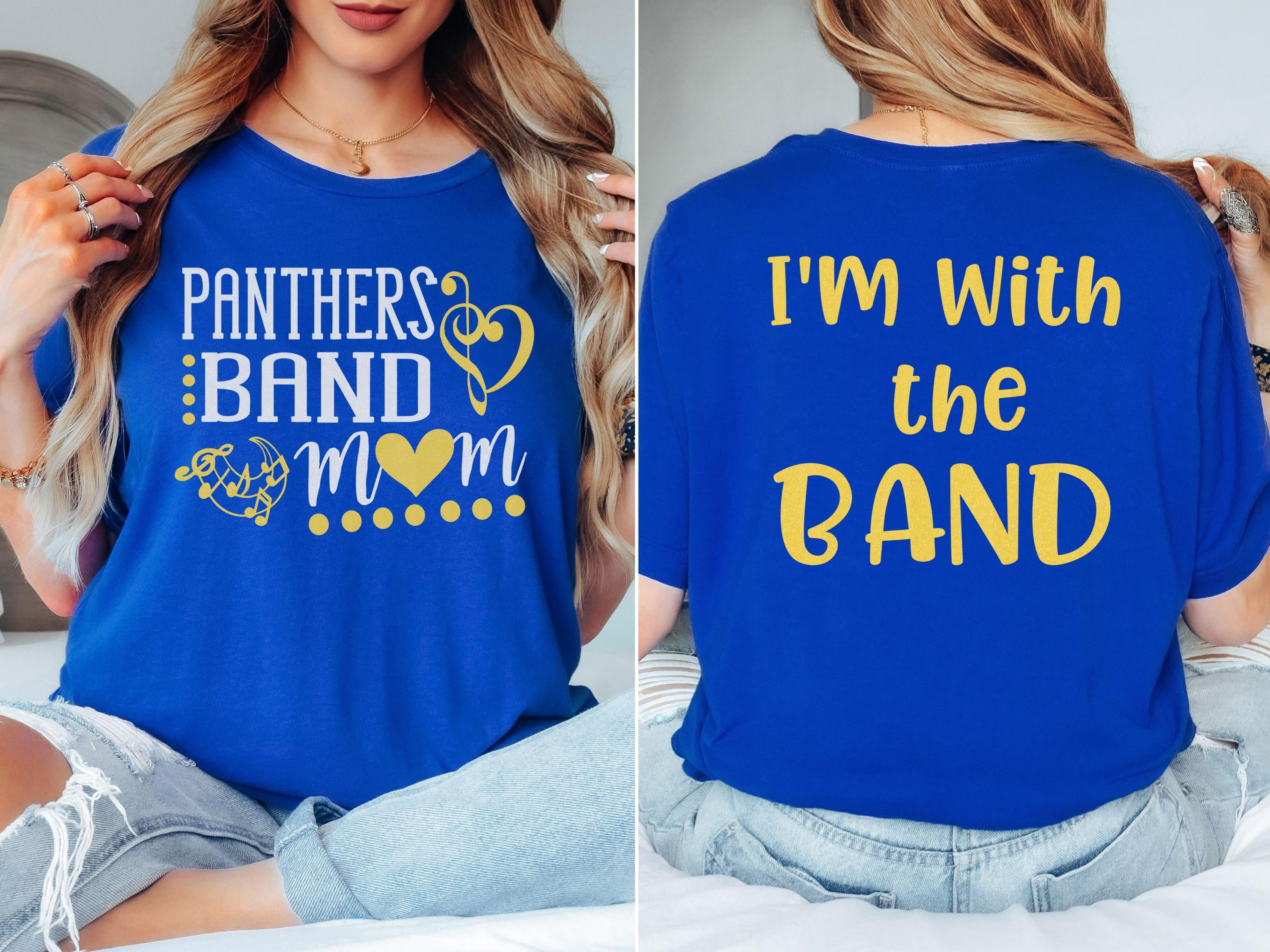 Glitter Custom Band Mom T-shirt | Personalized Band Shirts | Gift for her |  Bella Canvas Tshirt | Customize Colors | Band Gift