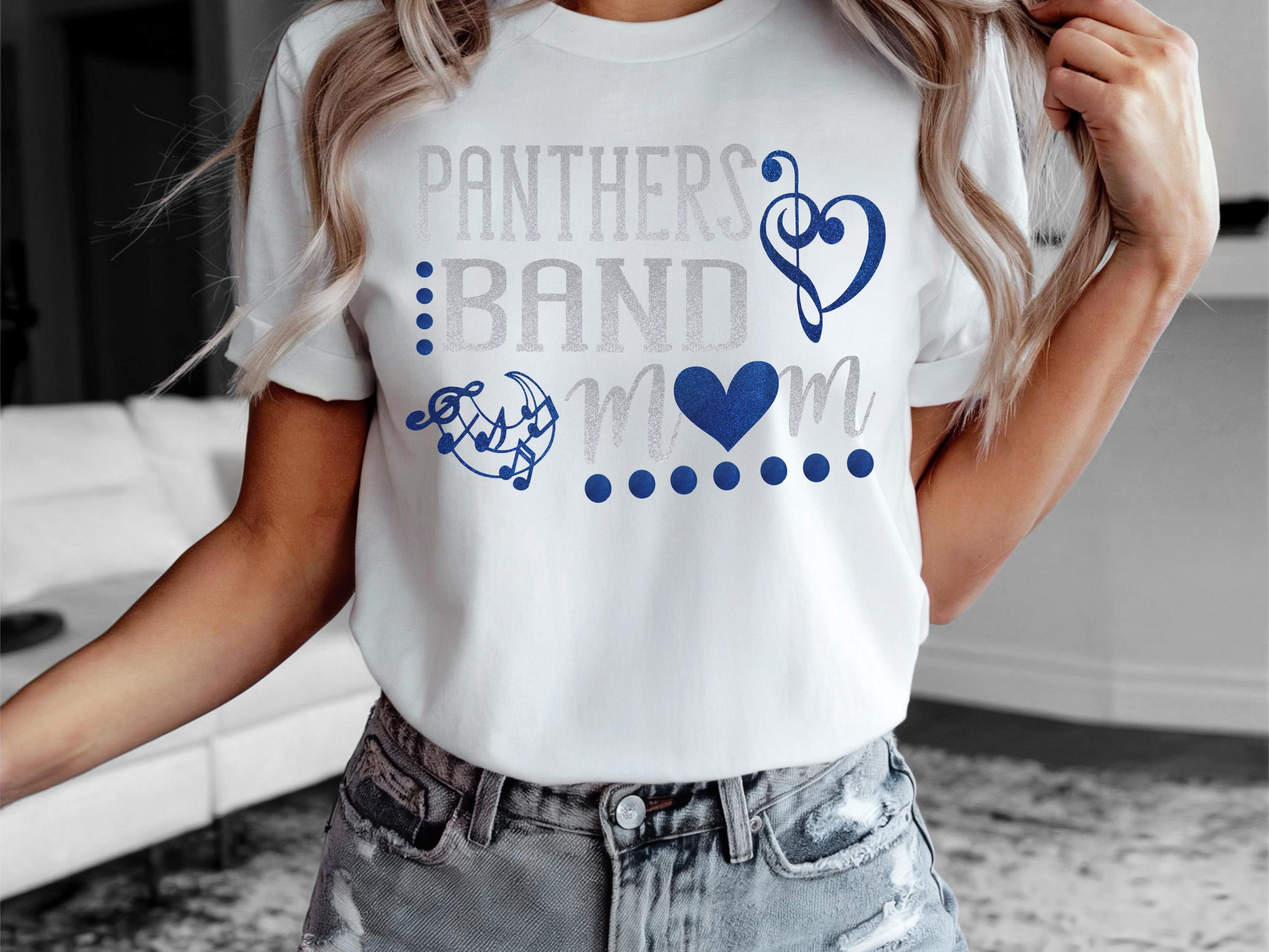 Glitter Custom Band Mom T-shirt | Personalized Band Shirts | Gift for her |  Bella Canvas Tshirt | Customize Colors | Band Gift