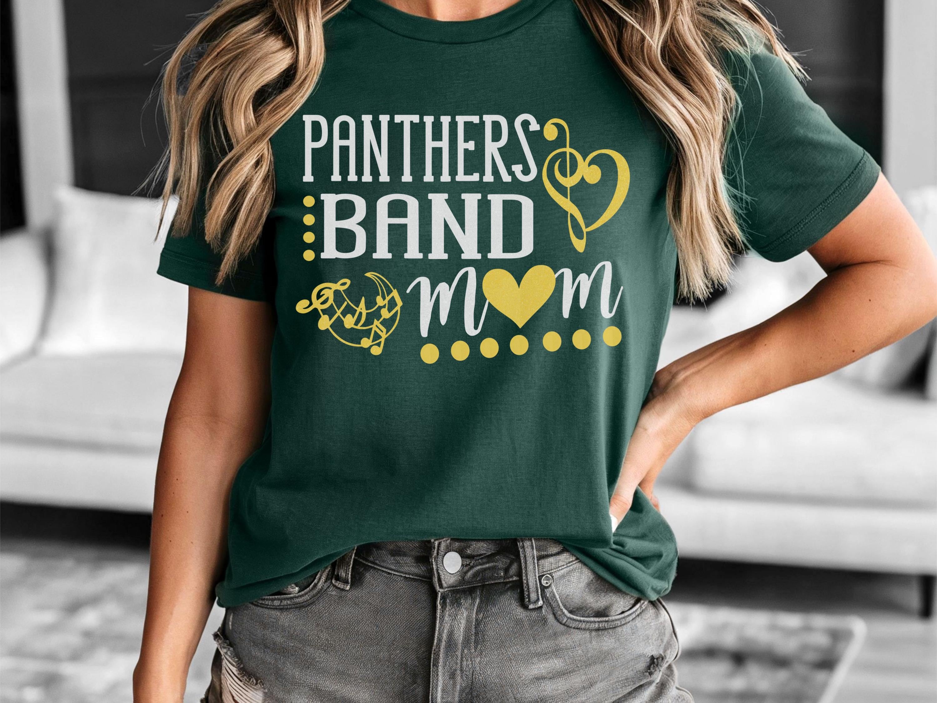 Glitter Custom Band Mom T-shirt | Personalized Band Shirts | Gift for her |  Bella Canvas Tshirt | Customize Colors | Band Gift