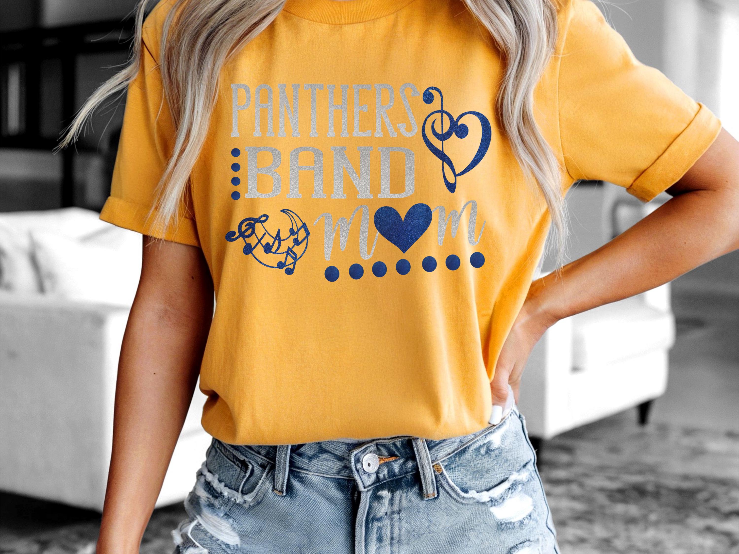 Glitter Custom Band Mom T-shirt | Personalized Band Shirts | Gift for her |  Bella Canvas Tshirt | Customize Colors | Band Gift