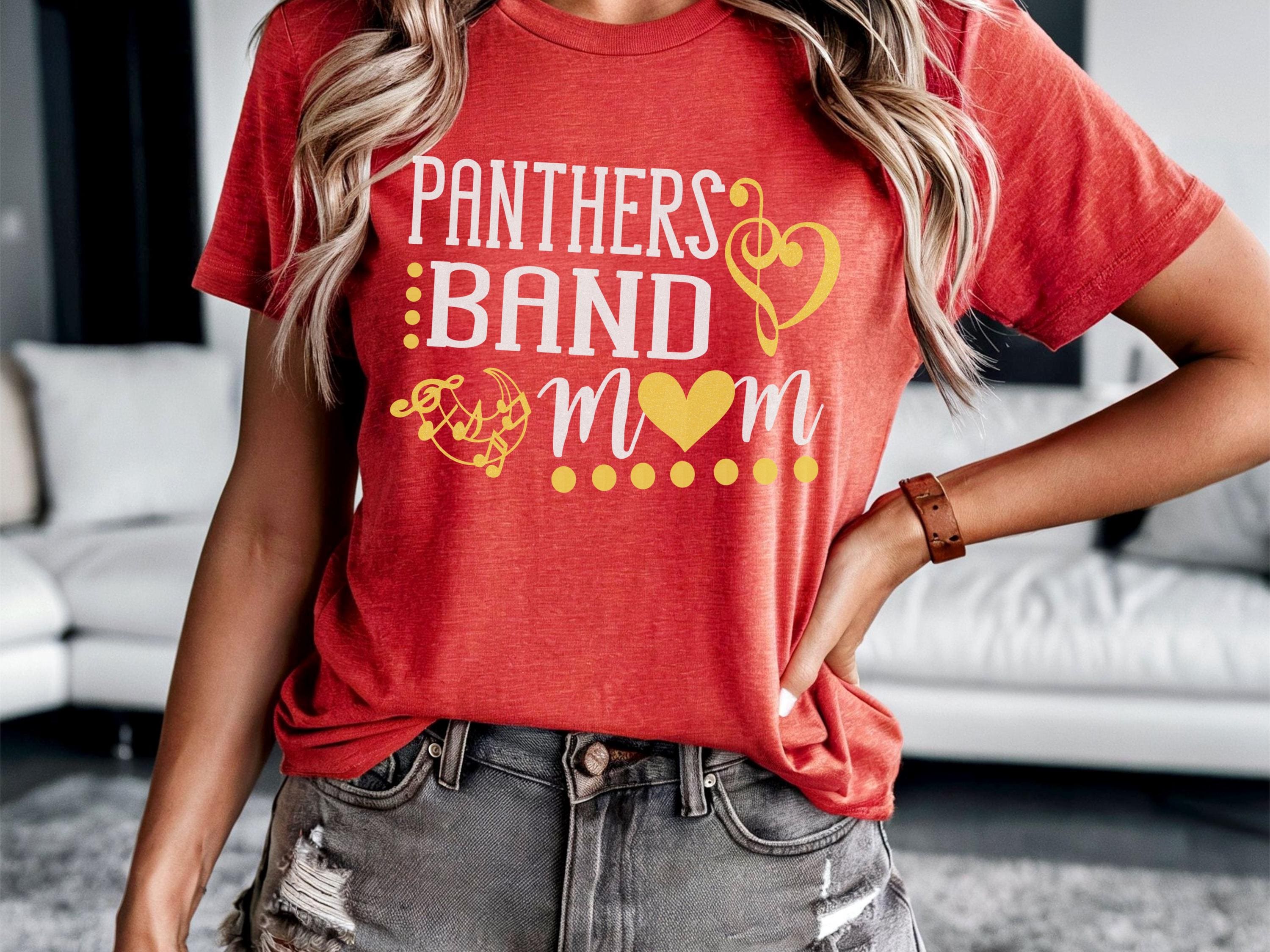 Glitter Custom Band Mom T-shirt | Personalized Band Shirts | Gift for her |  Bella Canvas Tshirt | Customize Colors | Band Gift