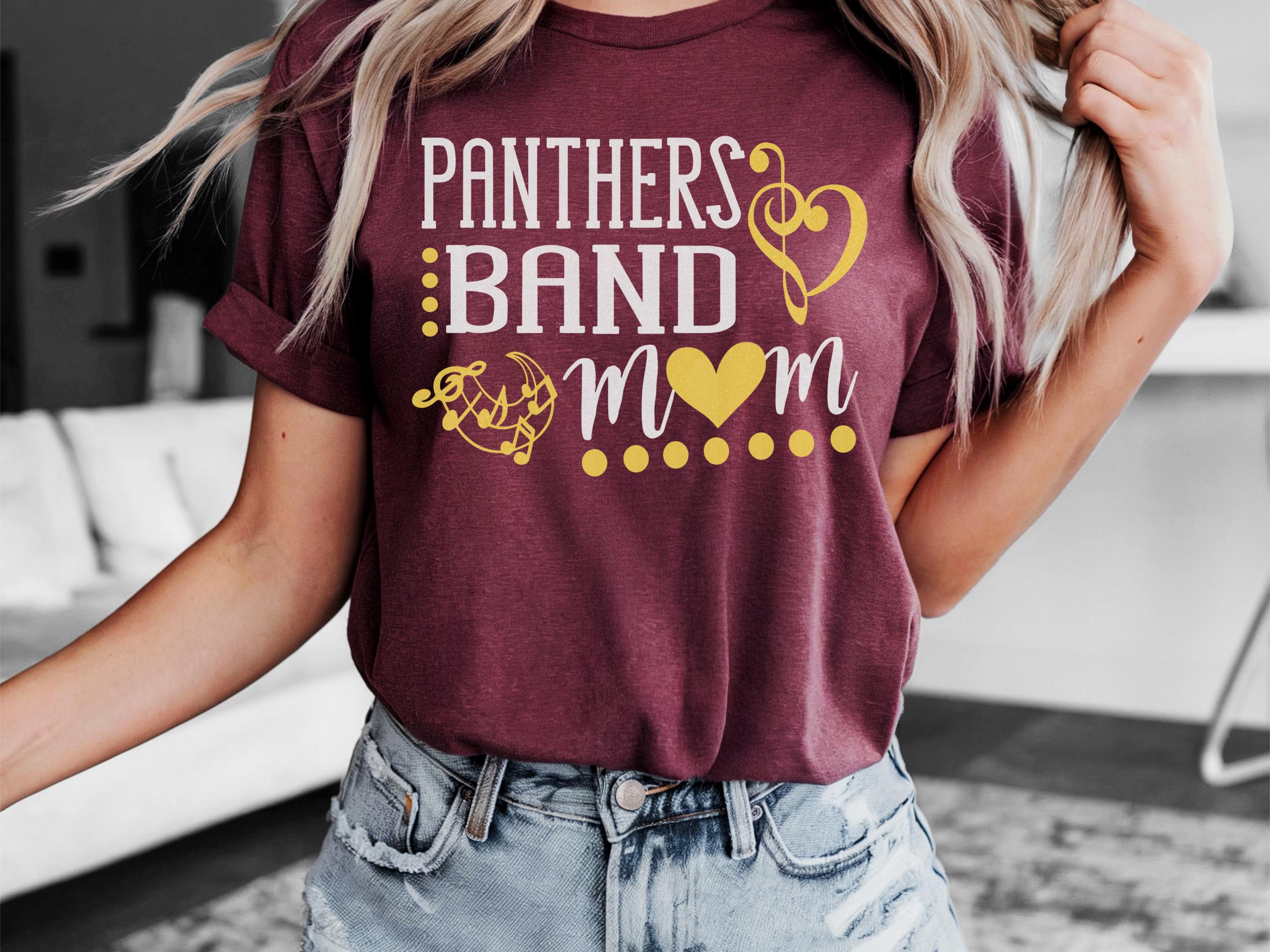Glitter Custom Band Mom T-shirt | Personalized Band Shirts | Gift for her |  Bella Canvas Tshirt | Customize Colors | Band Gift