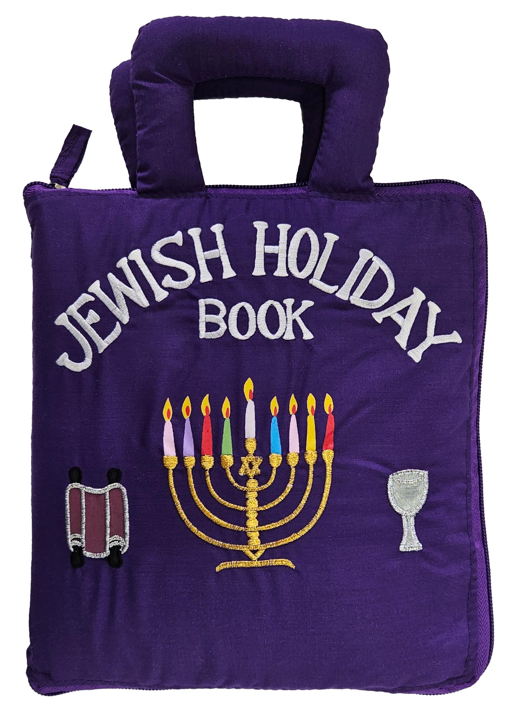 Personalized Jewish Holiday Book Cloth Interactive Kids Toddler Quiet Busy Book Hebrew Gift by Pockets of Learning