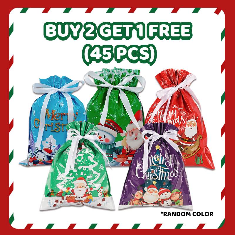 🎅🎁Christmas Gift Bag With Drawstring