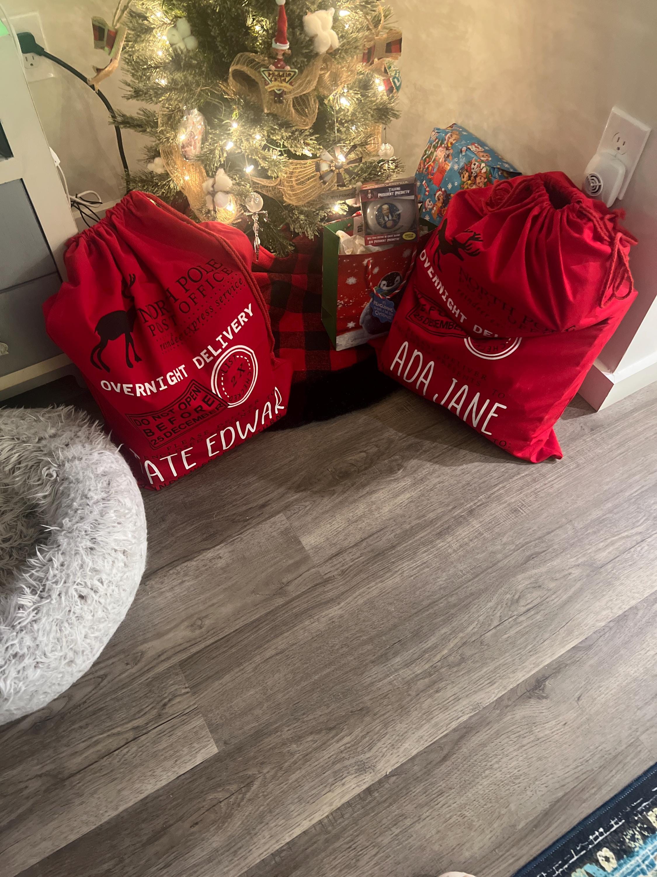 jumbo Santa bag, oversized Santa sack, Christmas bag, Personalized Christmas bag, bag for presents, christmas gift, custom Santa sack