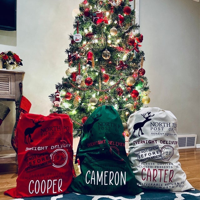 jumbo Santa bag, oversized Santa sack, Christmas bag, Personalized Christmas bag, bag for presents, christmas gift, custom Santa sack