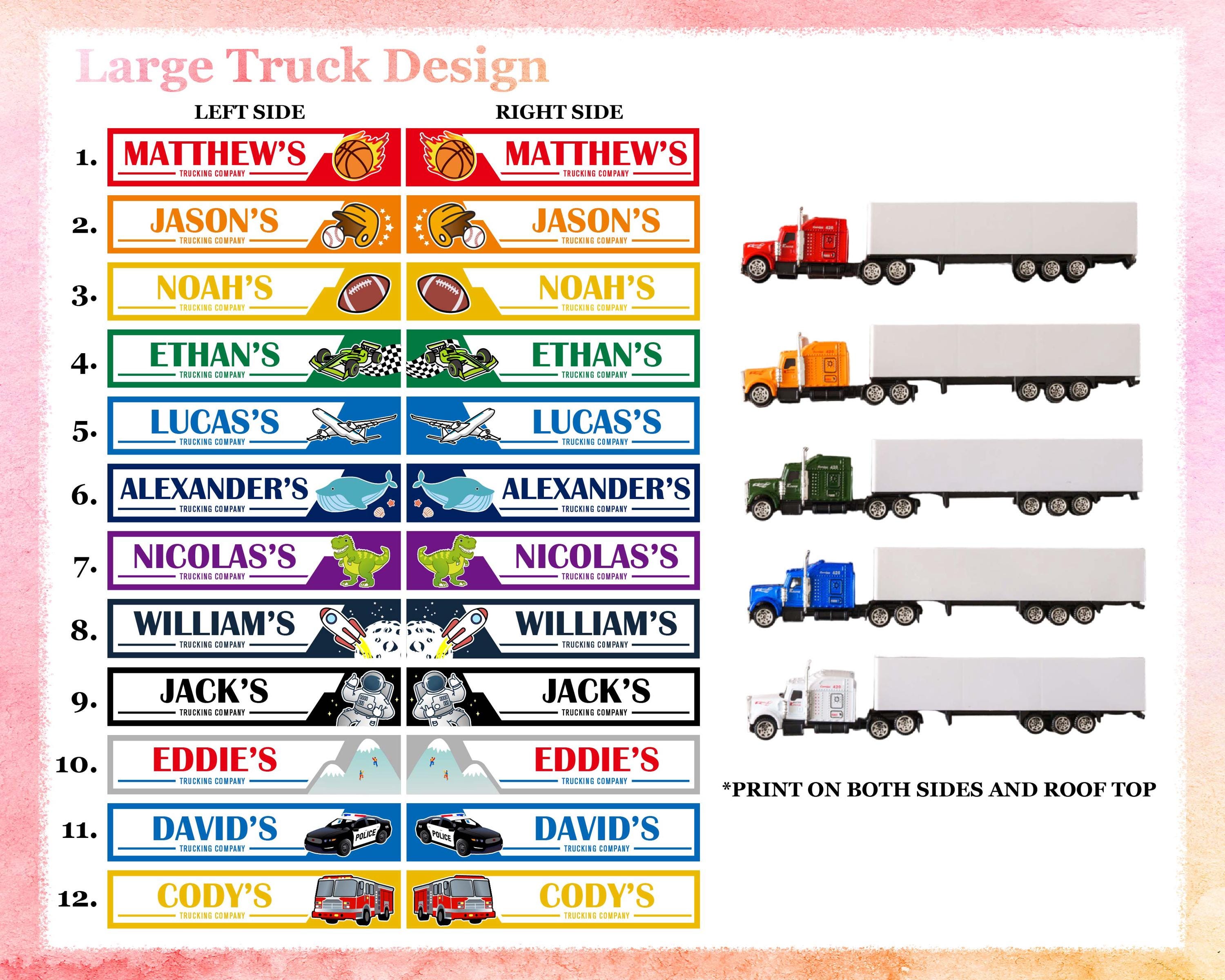 Custom Toy truck, Baby Boy Gift, Personalized Toy Truck, Gift for Toddler, Toy Truck with name, Children Birthday Gift, Baby Gifts