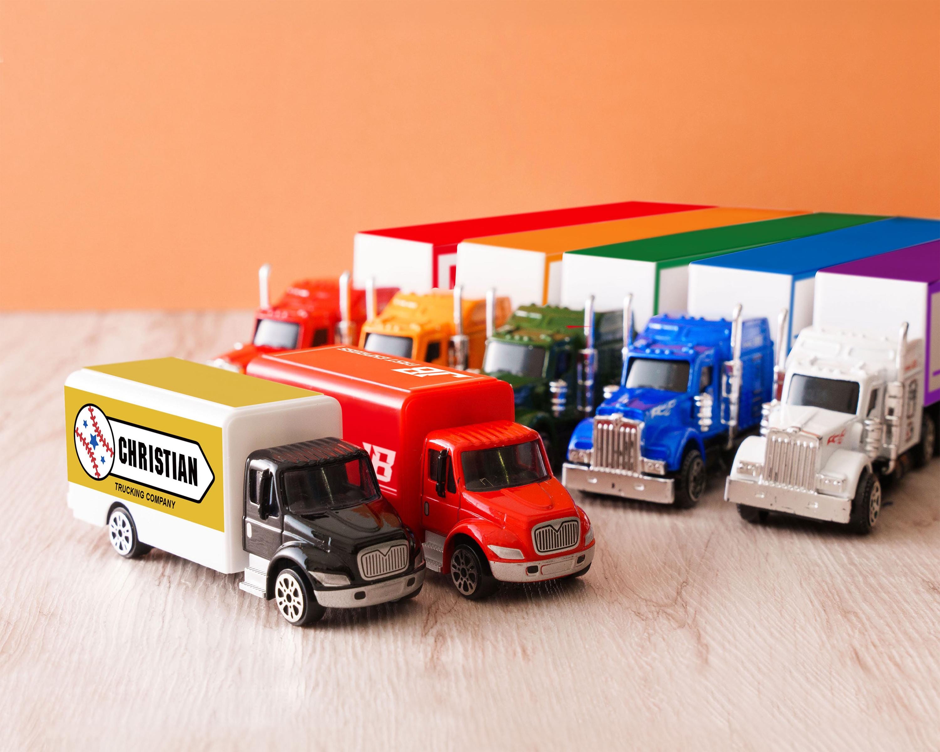 Custom Toy truck, Baby Boy Gift, Personalized Toy Truck, Gift for Toddler, Toy Truck with name, Children Birthday Gift, Baby Gifts