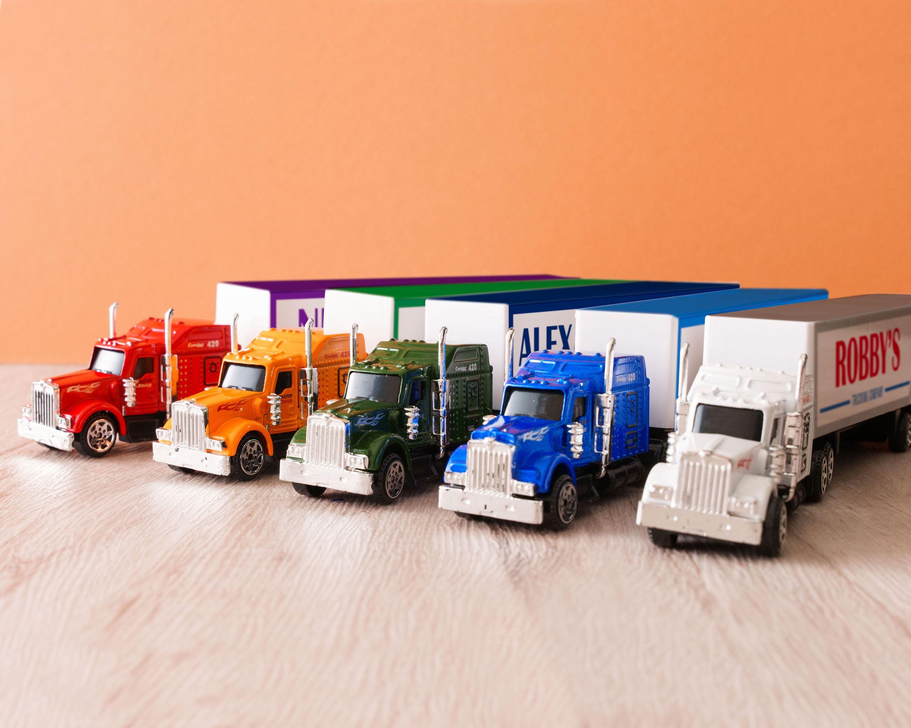 Custom Toy truck, Baby Boy Gift, Personalized Toy Truck, Gift for Toddler, Toy Truck with name, Children Birthday Gift, Baby Gifts