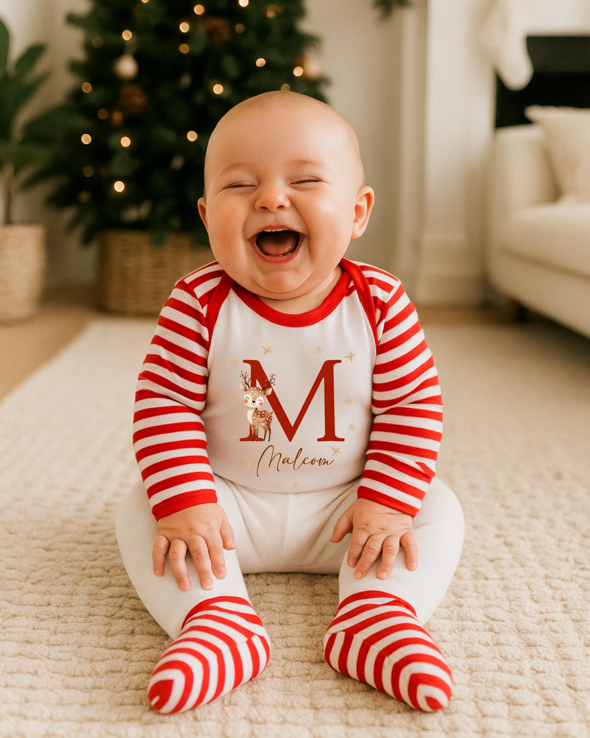 Matching Santa Pyjamas – Family Christmas PJs – Santa Claus Matching Pyjamas for Kids & Adults – Holiday Xmas Eve Outfits