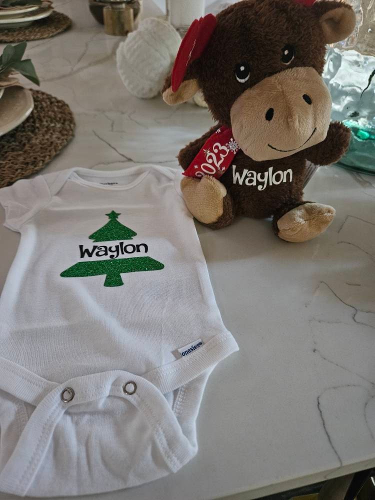 Christmas plush, Christmas gift, Personalized Christmas Moose, Stocking stuffers for kids, gift for kids, Boy gift, Gift for Preschoolers,