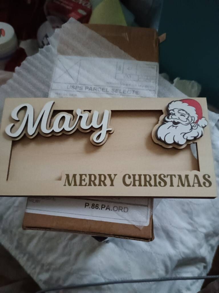 Personalized Cute Money Holder Christmas, Reindeer Money Holder, Santa Money Holder, Xmas Gift for Family, Money Card Gift MH02