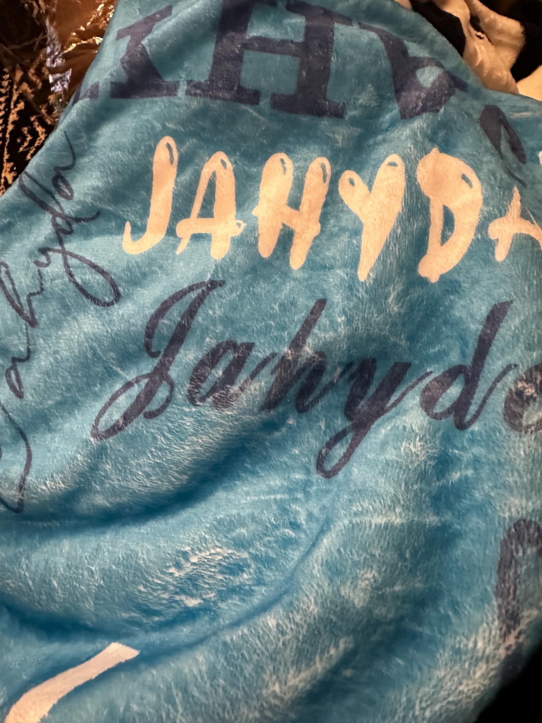 Personalized Name Blanket for Kids, Custom Fleece Nursery Blanket for Newborn, Kids Throw Blanket, Swaddle Blanket, Mother's Day Gift