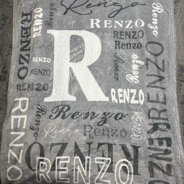 Personalized Name Blanket for Kids, Custom Fleece Nursery Blanket for Newborn, Kids Throw Blanket, Swaddle Blanket, Mother's Day Gift