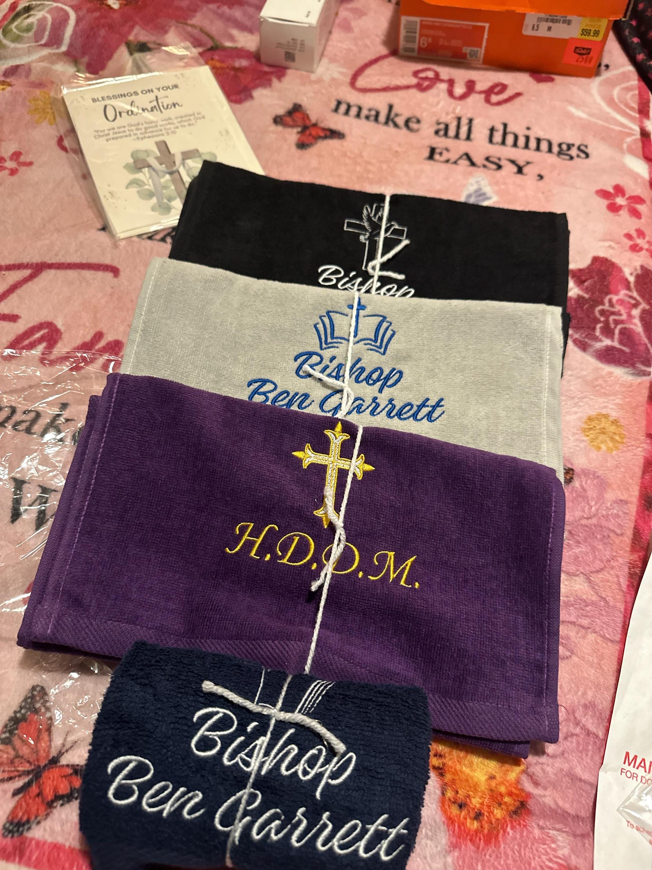 Cross and Dove Finger Tip towel, 11x18 inches, Christian Gifts, Religious Towels