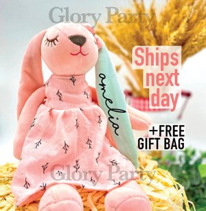 Bunny Baby Girl Gift Personalized - Gifts For Kids Girls, Personalized Baby Gifts For Girl Personalized Doll Rabbit Newborn Girl Gift Custom