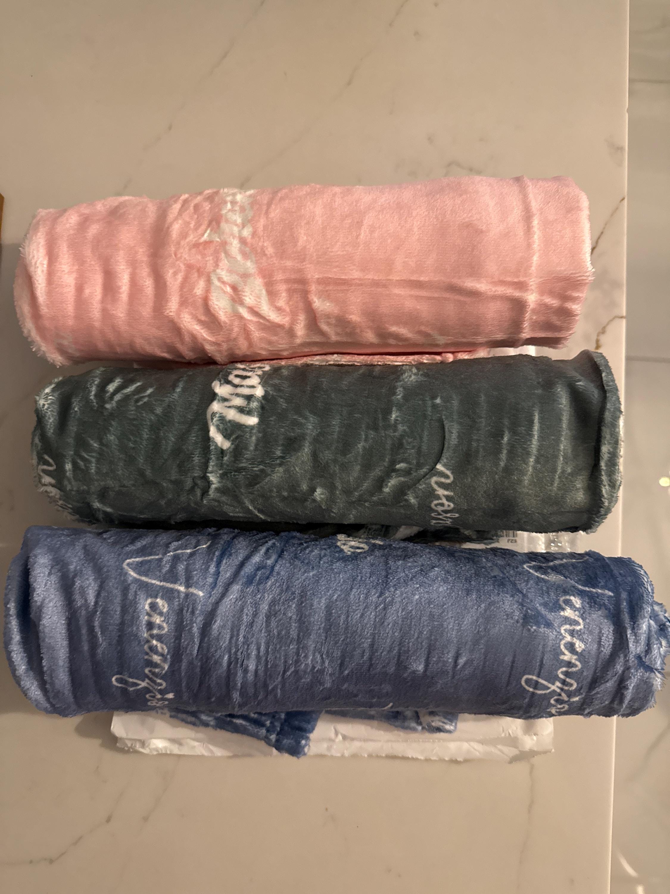 Personalized Baby Blanket, Name Baby Blanket, Custom Blanket for Baby, Newborn Name Swaddle, Minky Fabric Soft Blanket, Newborn Toddler Gift