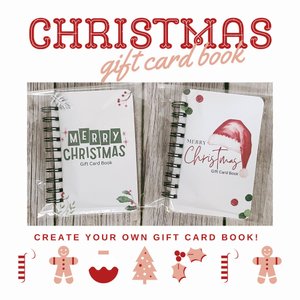 Christmas Gift Card Book, Christmas Gift, Christmas Gift Card Holder, Gift Card Photo Album, Build Your Own Gift Card Book
