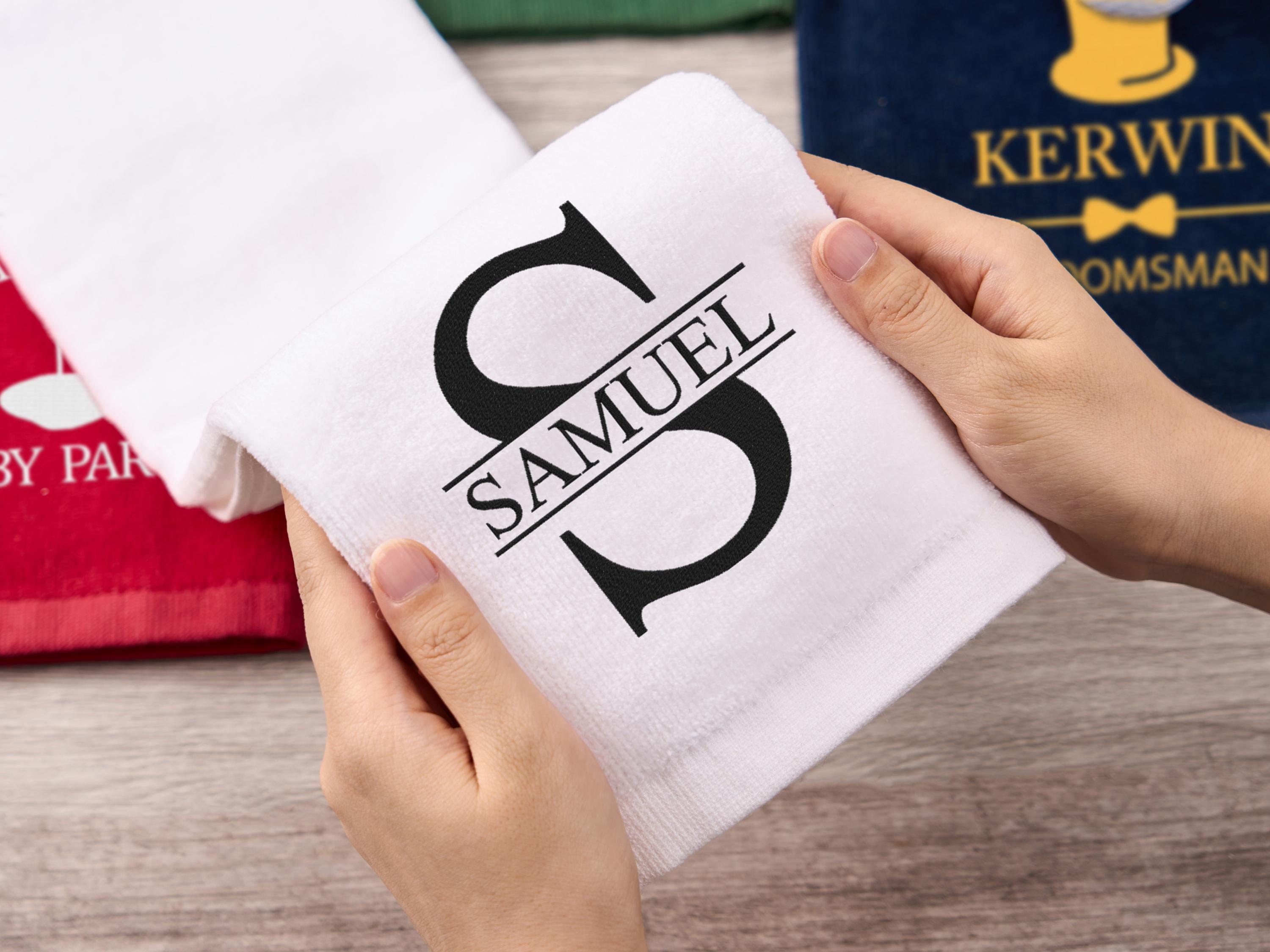 Personalized Golf Towel,Embroidered Golf Towel For Him,Custom Golf Towel With Initials/Name,Birthday Gifts,Gift For Golfer,Gift For Men