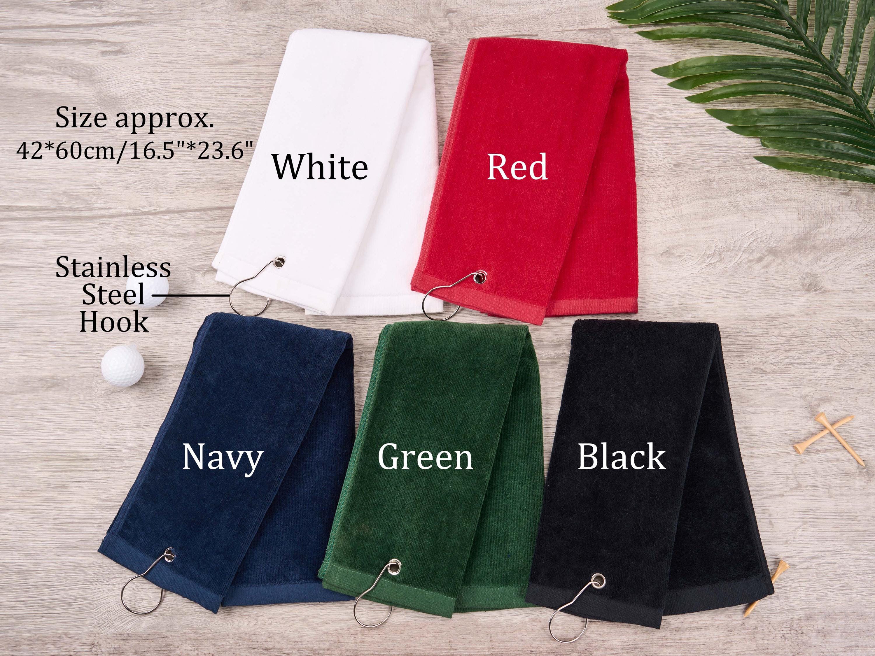 Personalized Golf Towel,Embroidered Golf Towel For Him,Custom Golf Towel With Initials/Name,Birthday Gifts,Gift For Golfer,Gift For Men