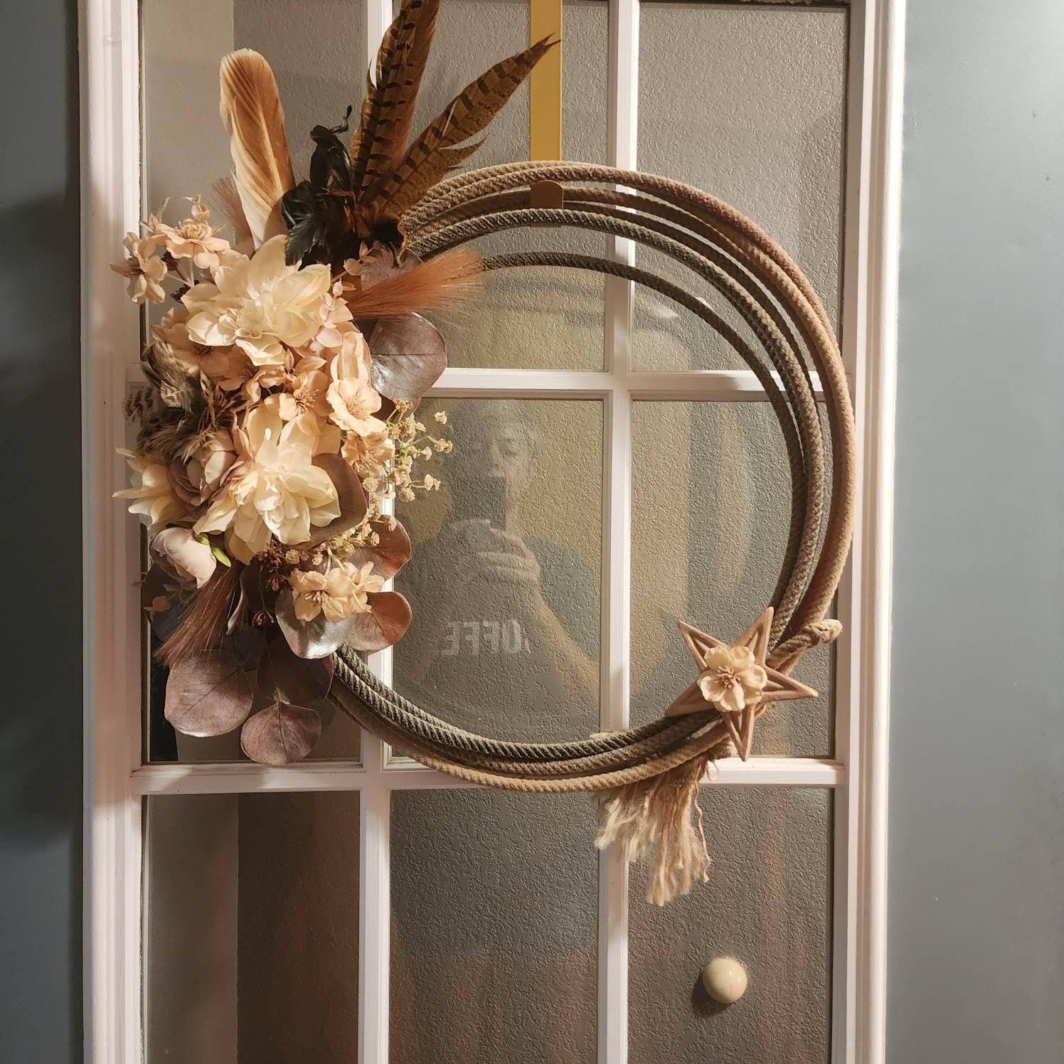 Real Used Cowboy Lariat-Lasso Rope-Western Decor-Farmhouse Decor-Rope Material For Crafts-Multiple Colors Available-